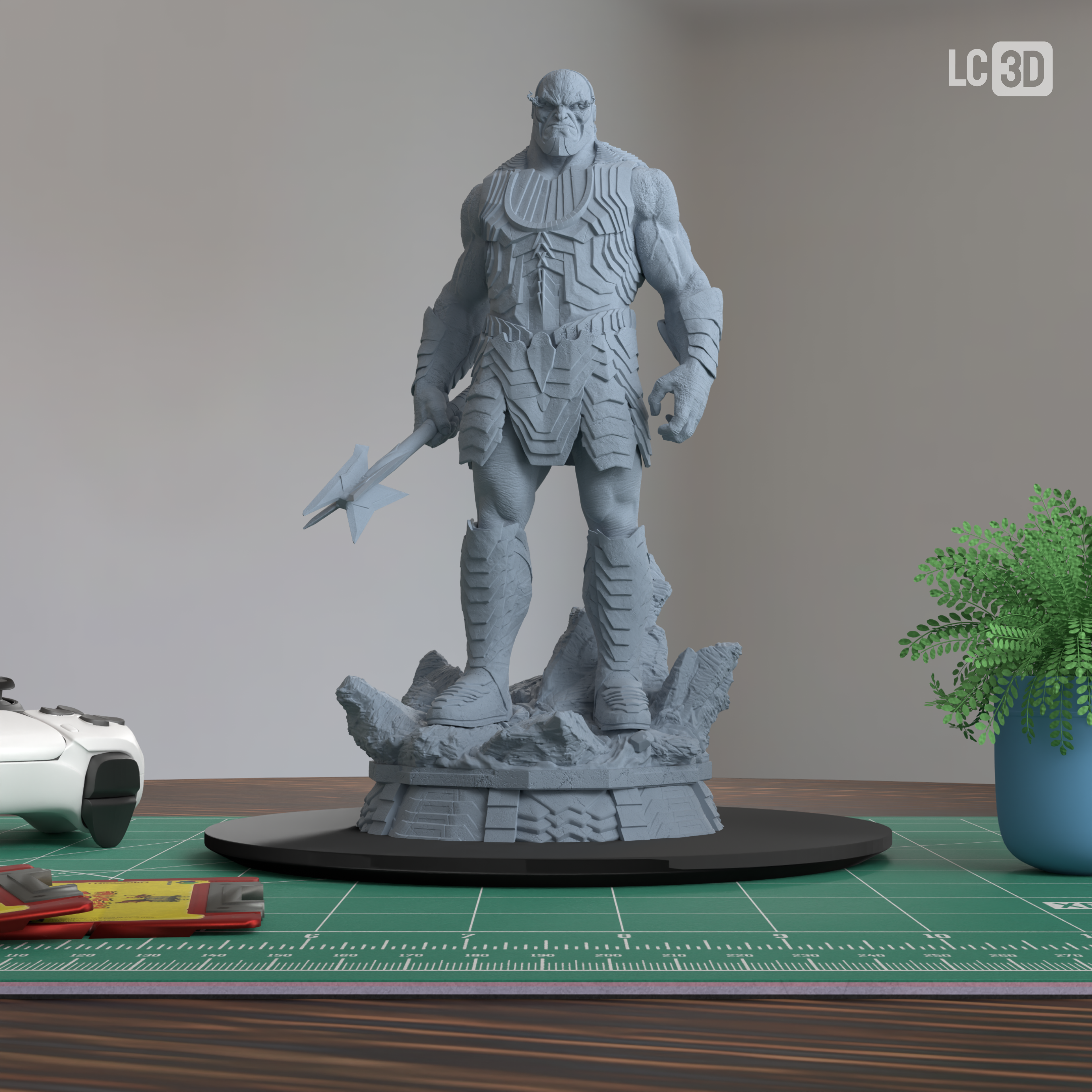 Darkseid DC Figure 3D Printed Resin Model Kit