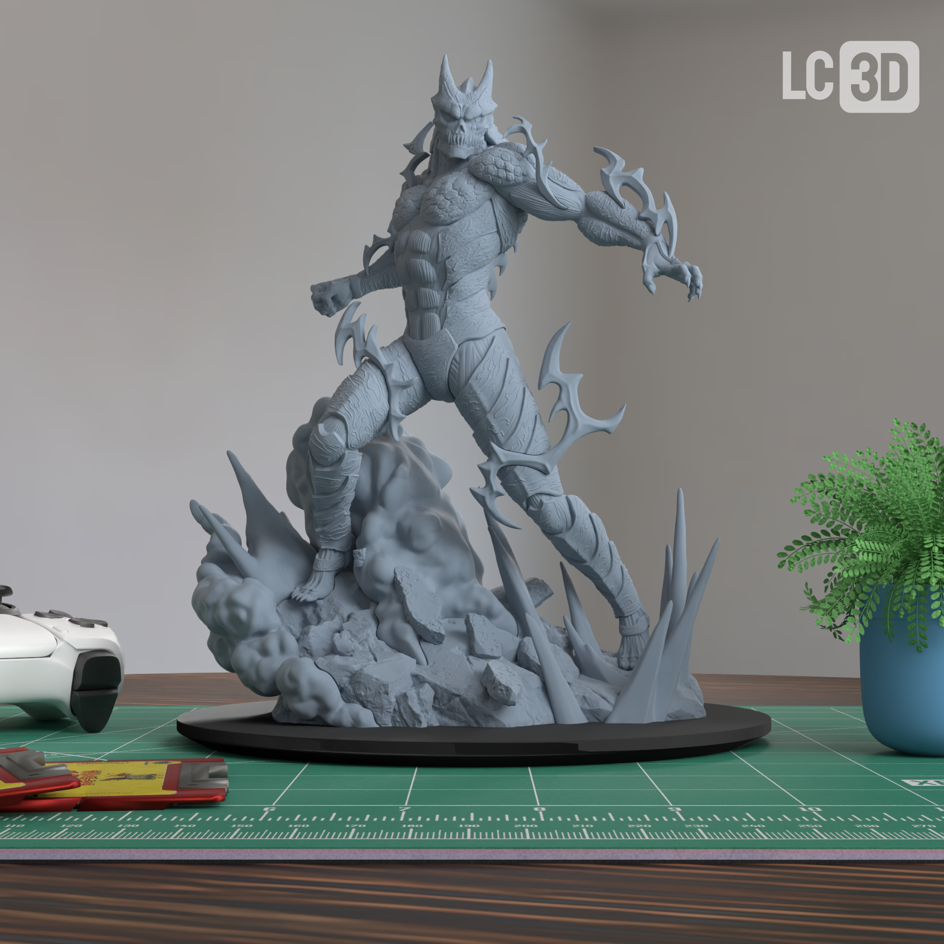 Kafka Hibino Kaiju No. 8 Figure 3D Printed Resin Model Kit