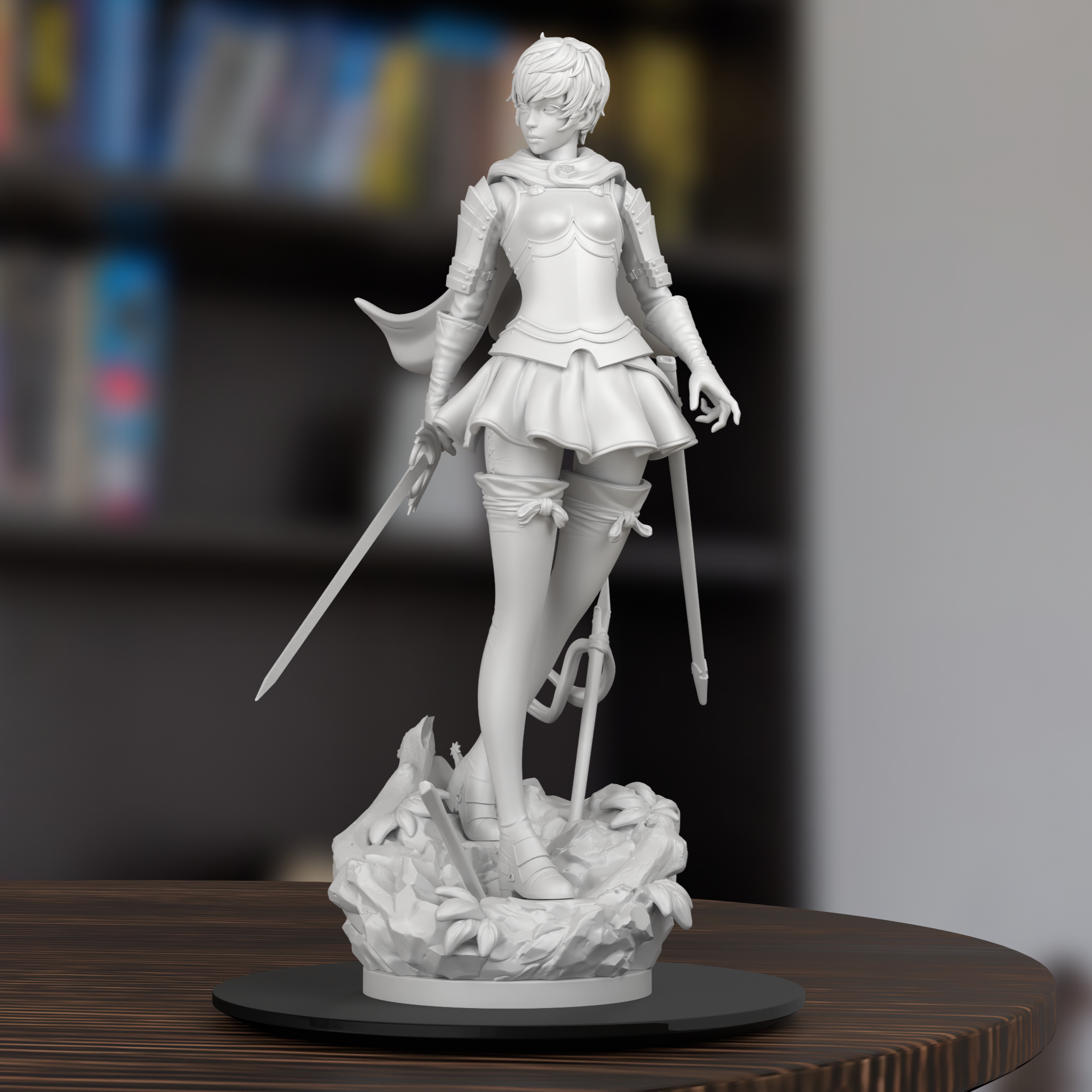 Casca Berserk Figure 3D Printed Resin Model Kit