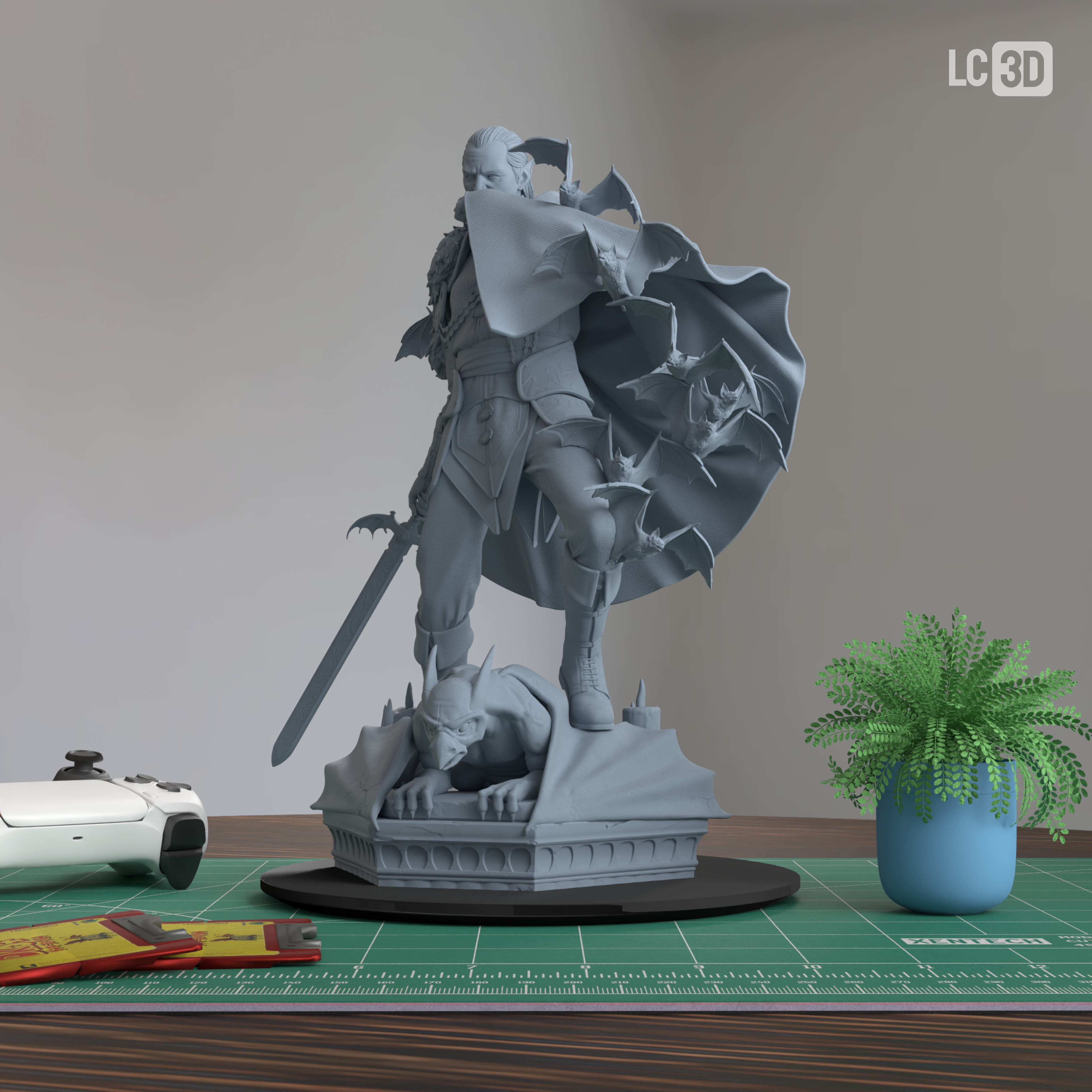 Strahd Von Zarovich Dungeons & Dragons Figure 3D Printed Resin Model Kit