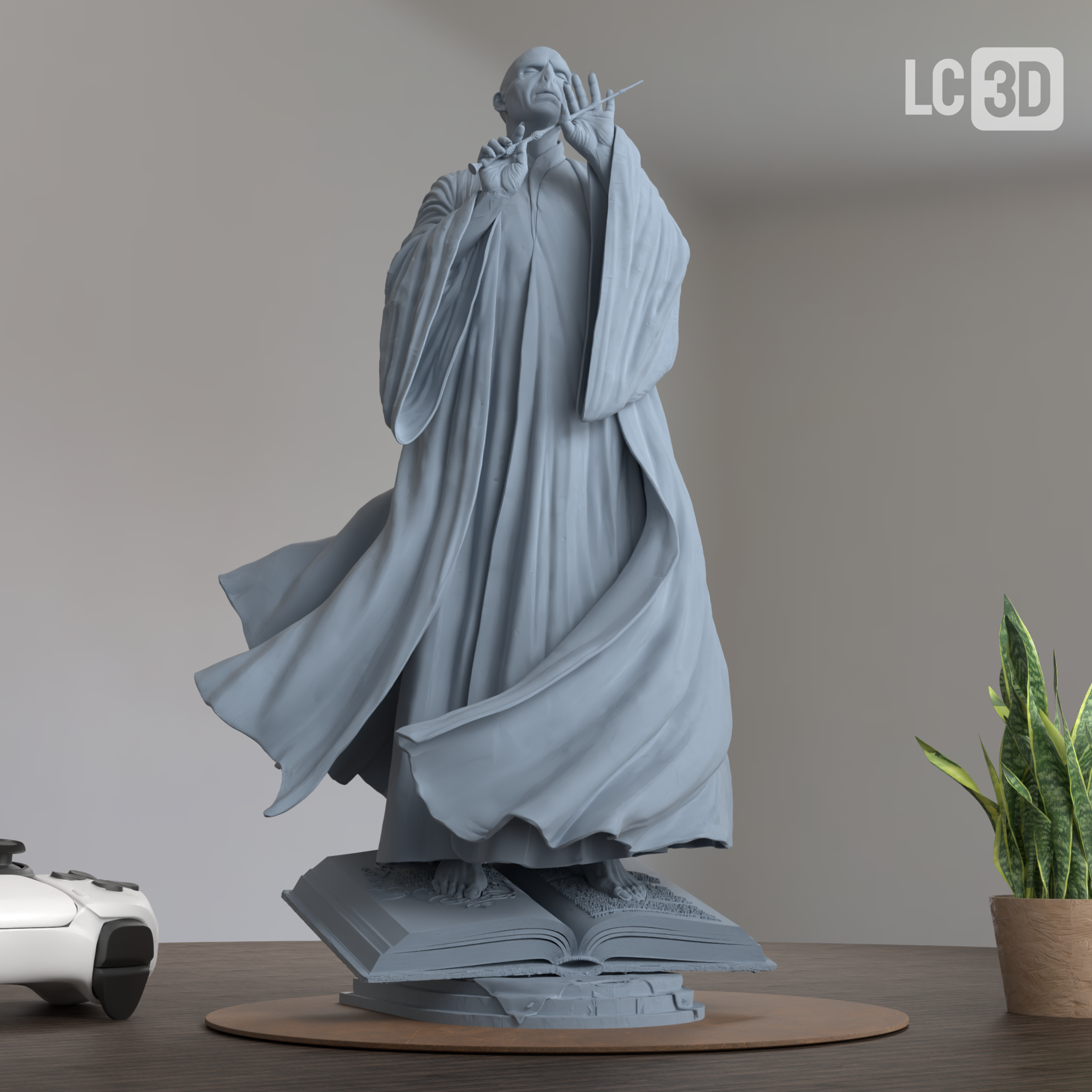 Lord Voldemort Harry Potter Figure 3D Printed Resin Model Kit