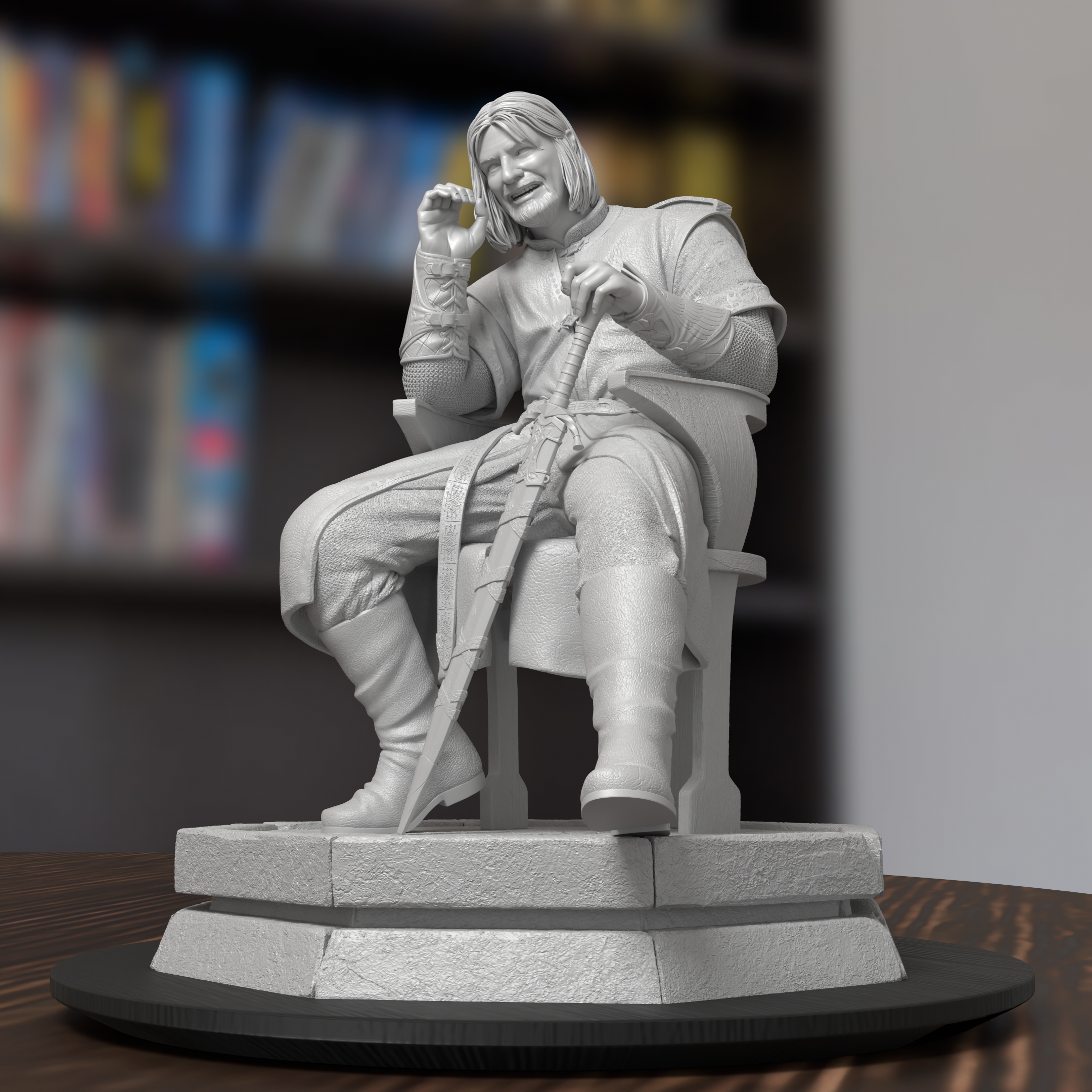 Boromir The Lord Of The Rings Figure 3D Printed Resin Model Kit