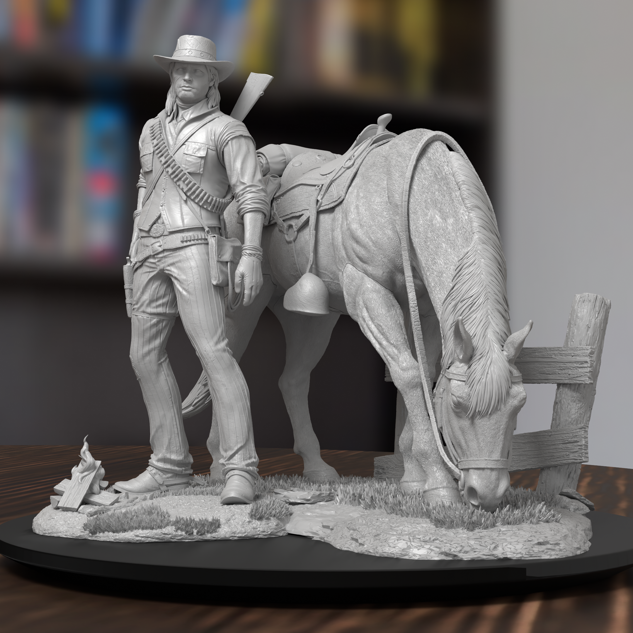 John Marston Red Dead Redemption 2 Figure 3D Printed Resin Model Kit