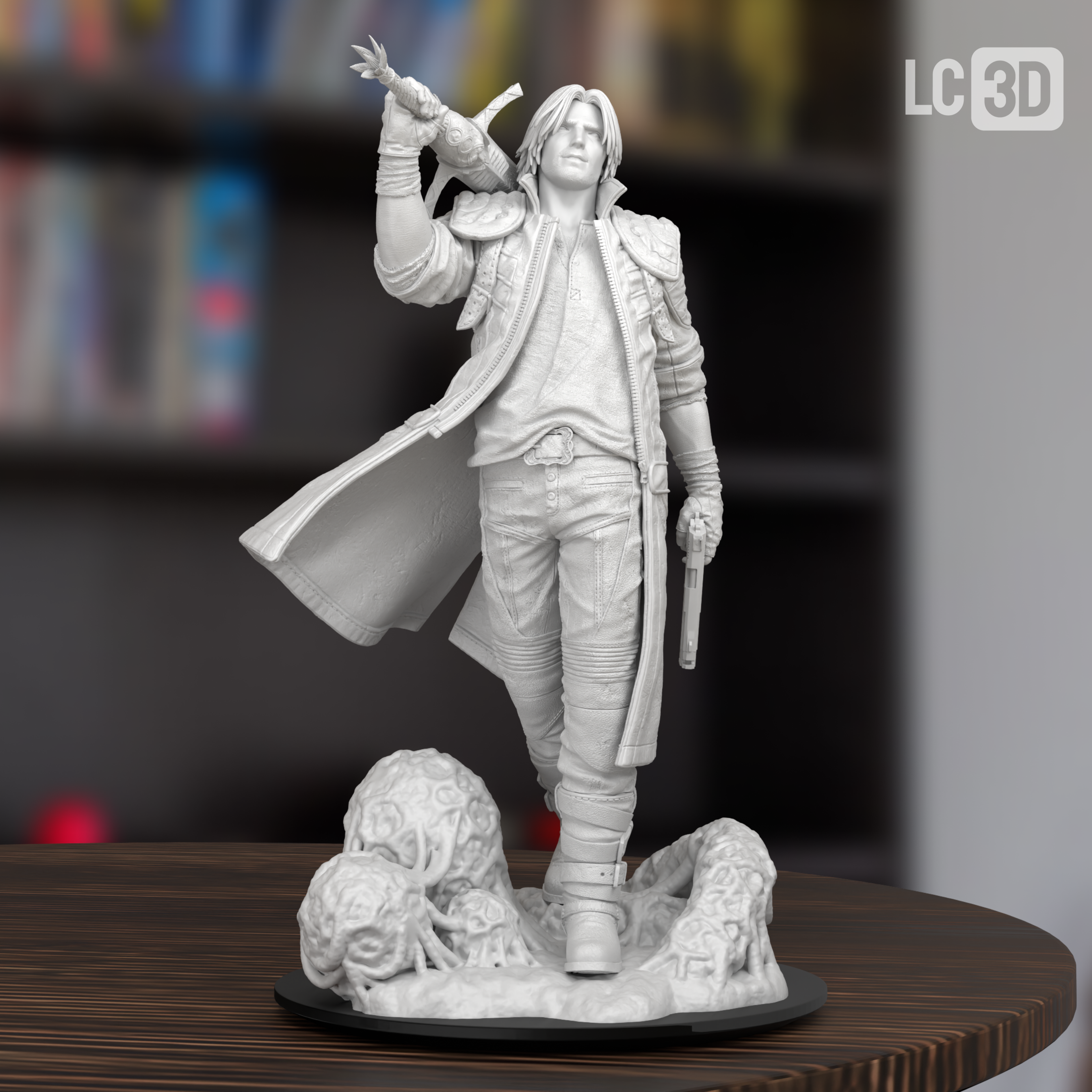 Dante Devil May Cry Figure 3D Printed Resin Model Kit