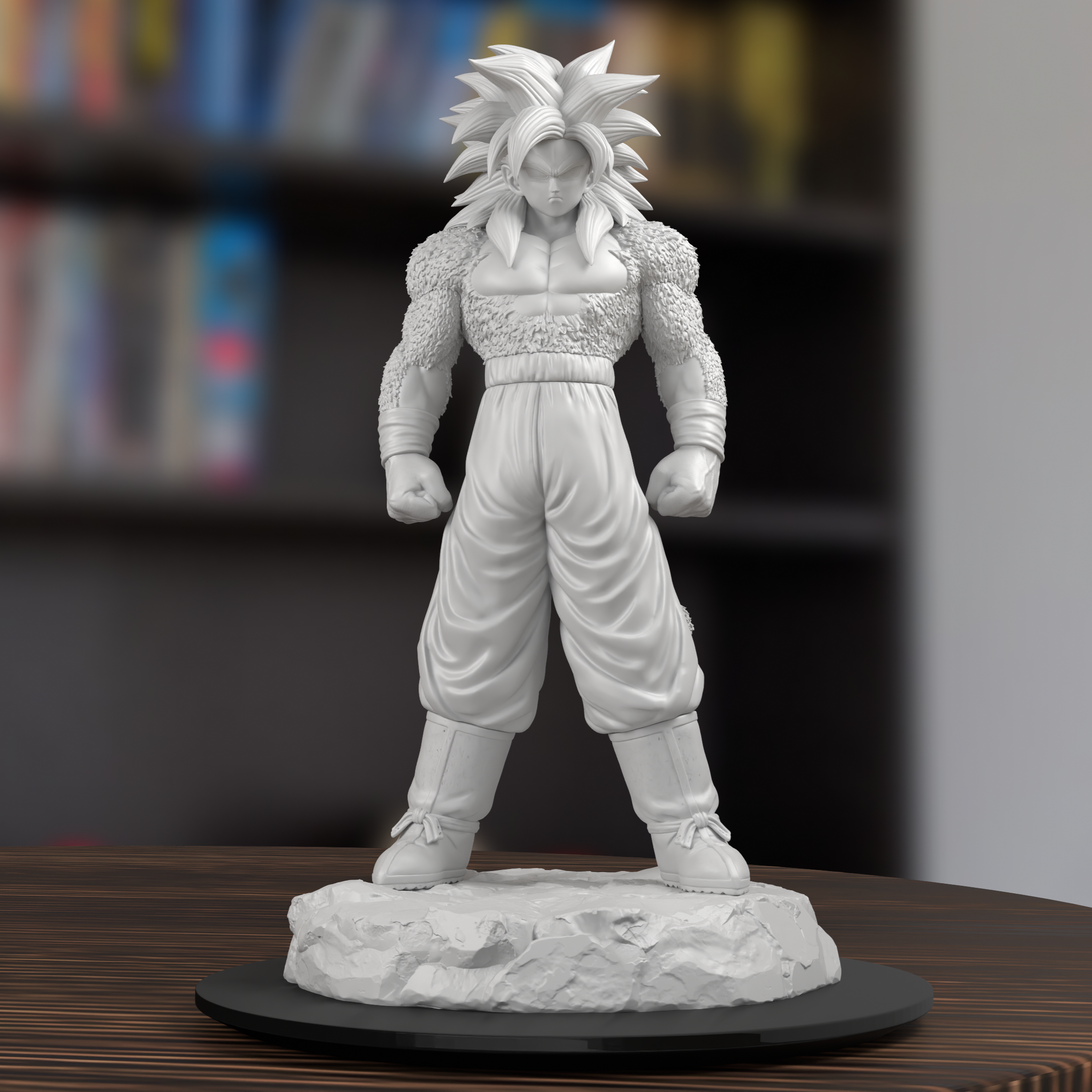 Goku SSJ4 Dragon Ball Figure 3D Printed Resin Model Kit