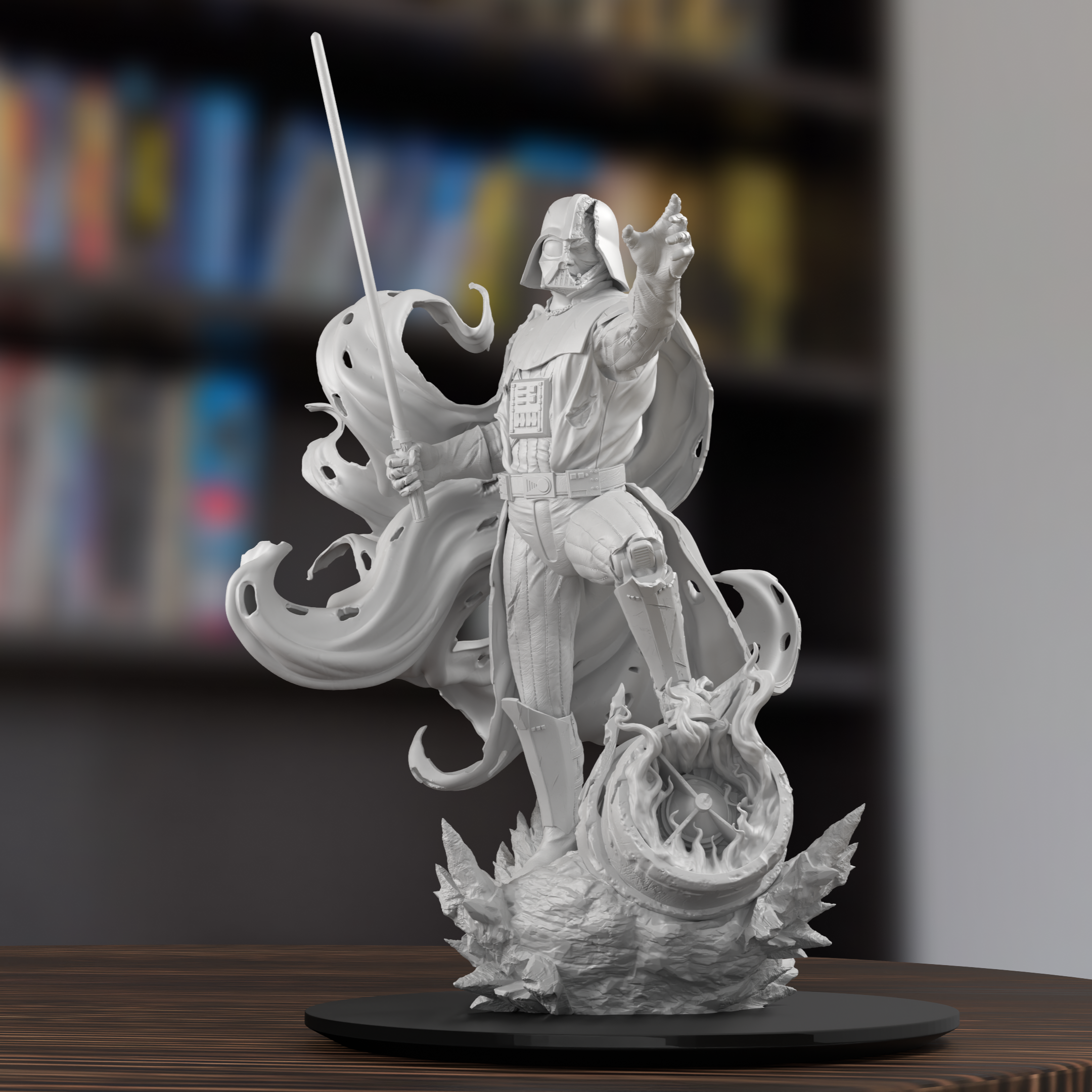 Darth Vader Star Wars Figure 3D Printed Resin Model Kit