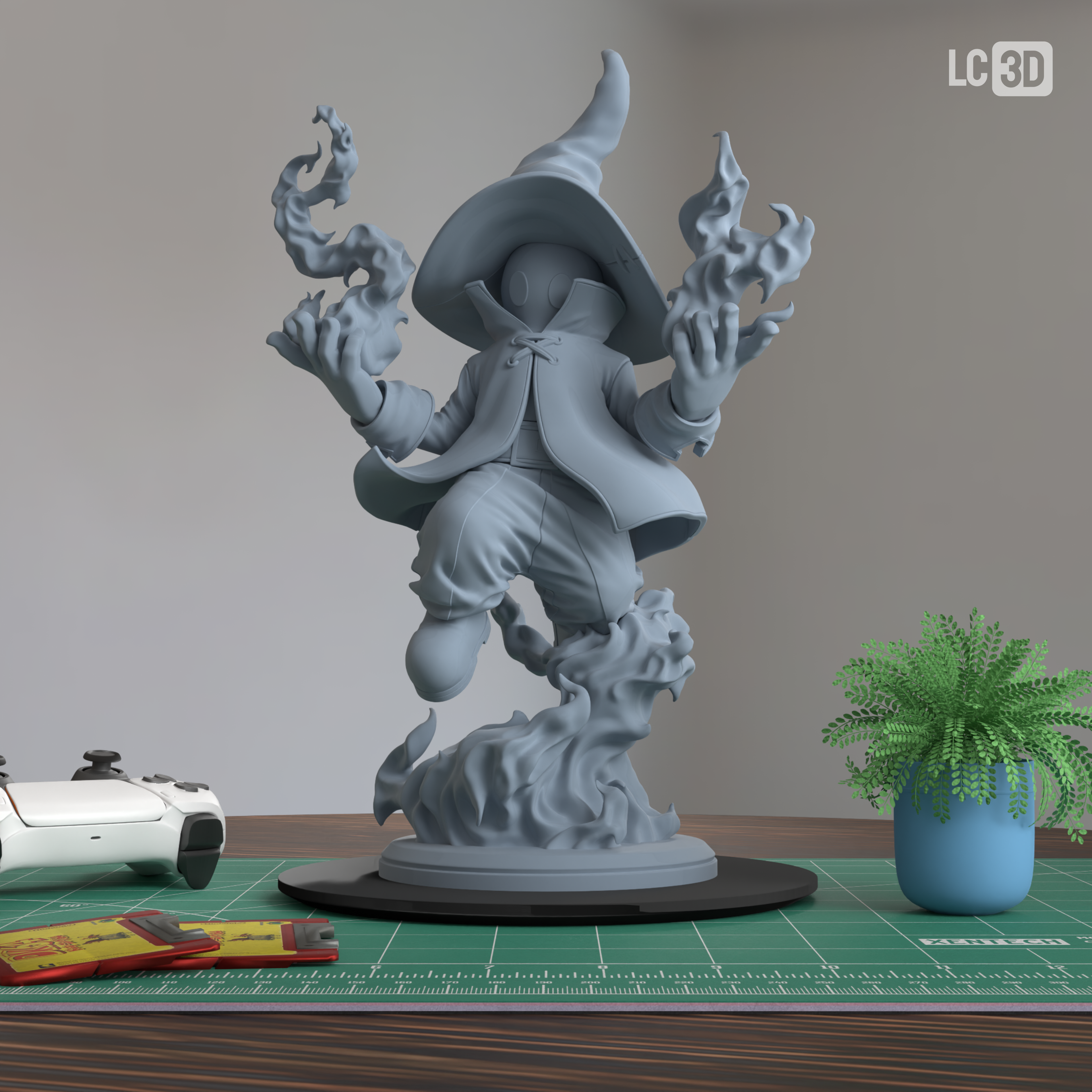 Vivi Final Fantasy Figure 3D Printed Resin Model Kit