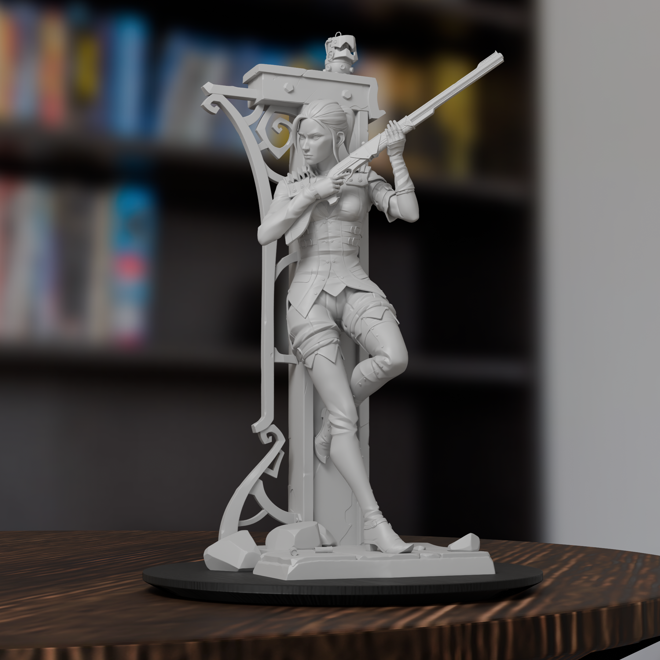 Caitlyn Kiramman Arcane Figure 3D Printed Resin Model Kit