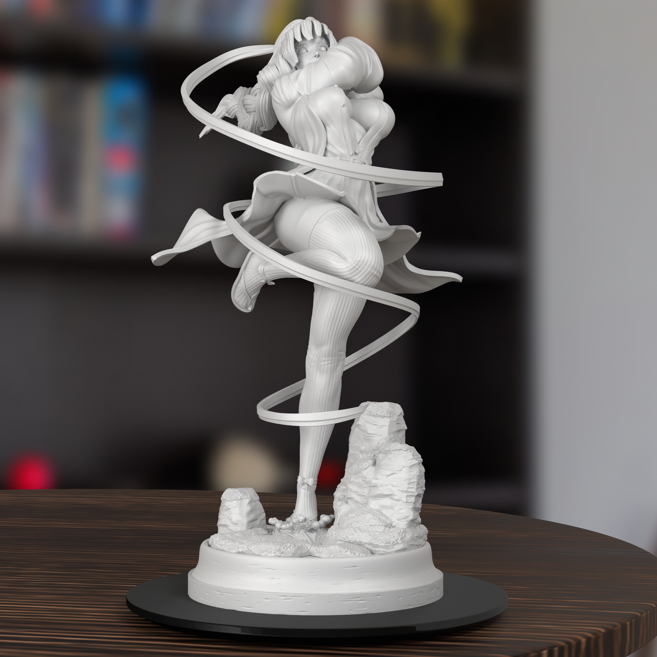 Mitsuri Demon Slayer Figure 3D Printed Resin Model Kit