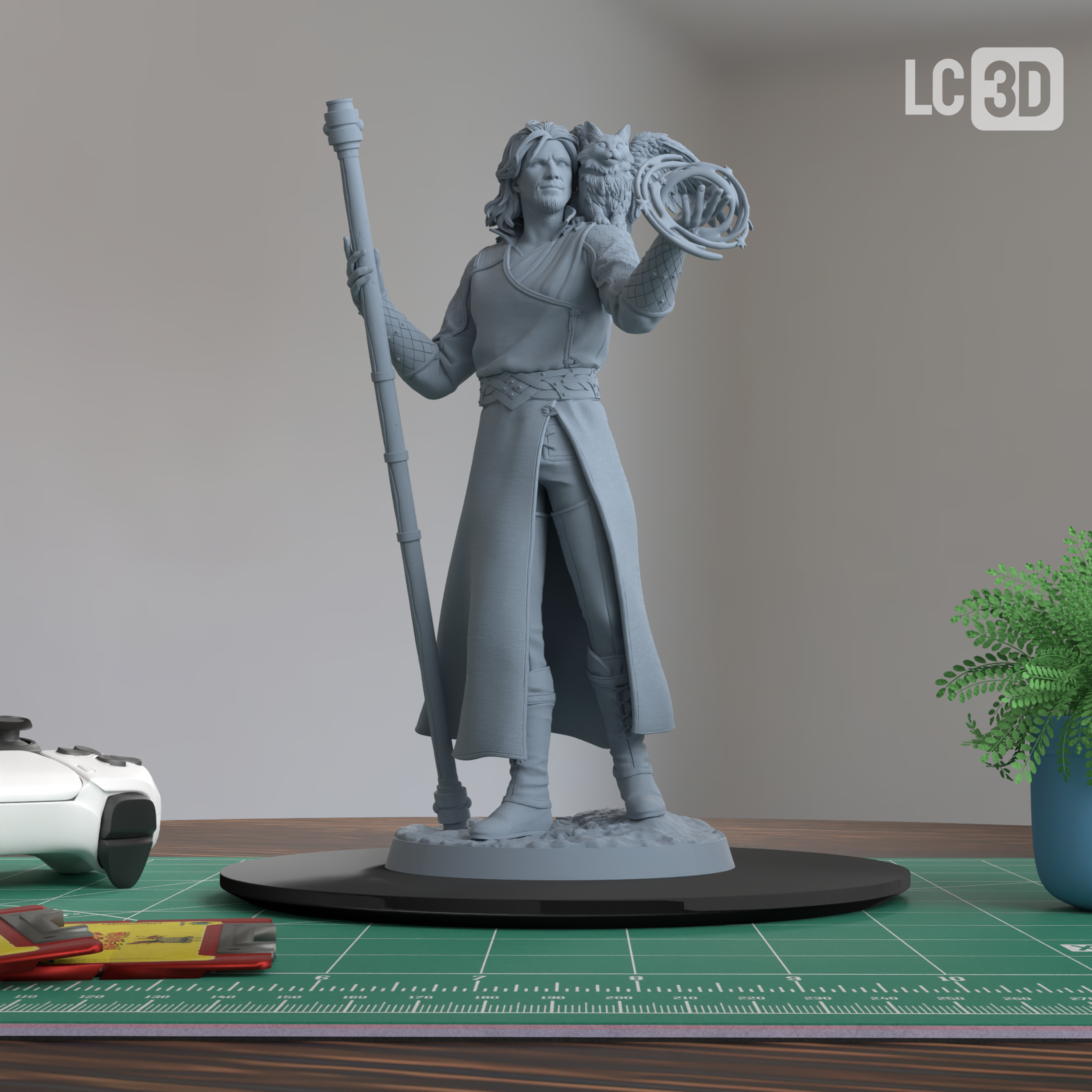 Gale Baldur's Gate 3 Figure 3D Printed Resin Model Kit