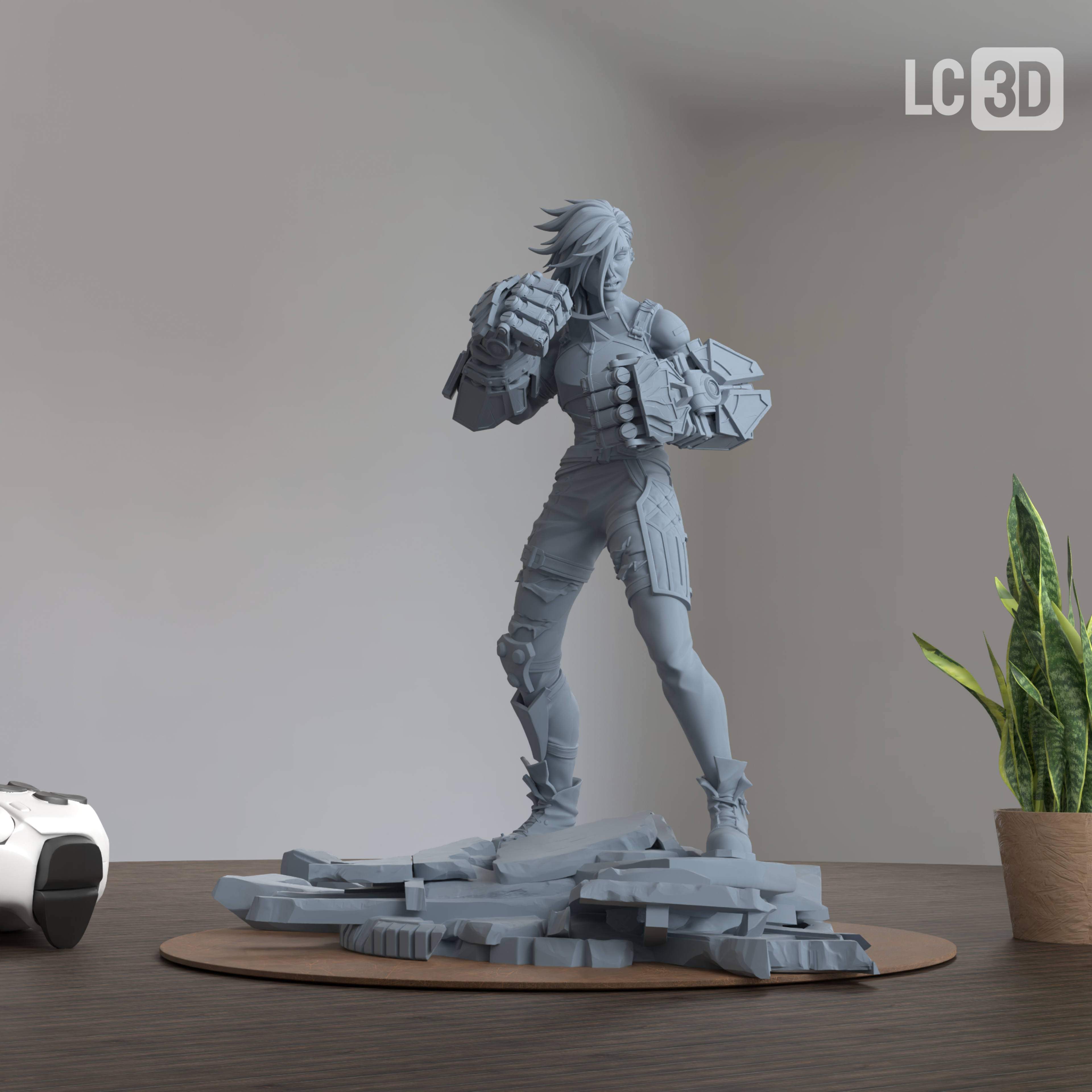 VI Arcane Action Figure 3D Printed Resin Model Kit