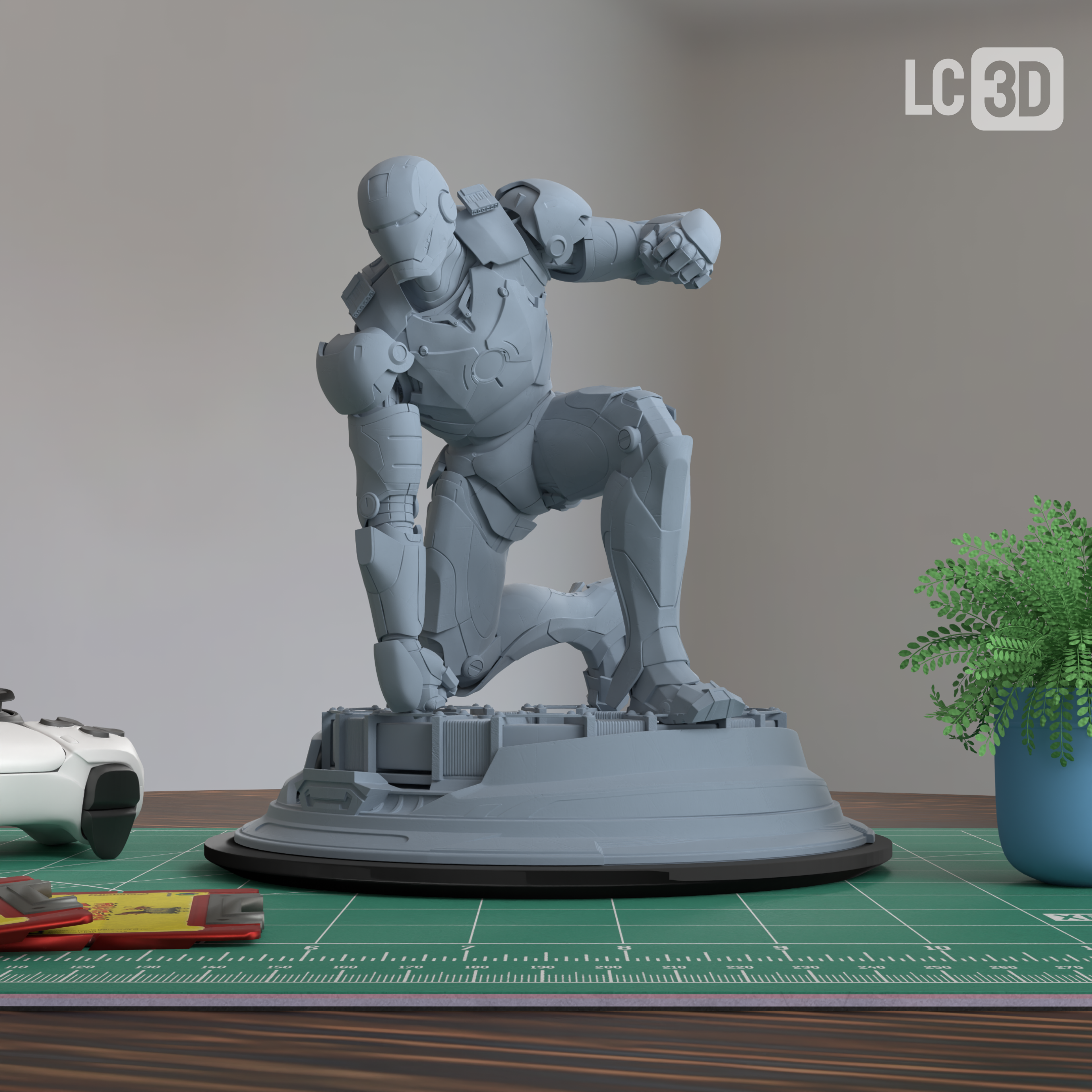 Ironman Marvel Avengers Figure 3D Printed Resin Model Kit