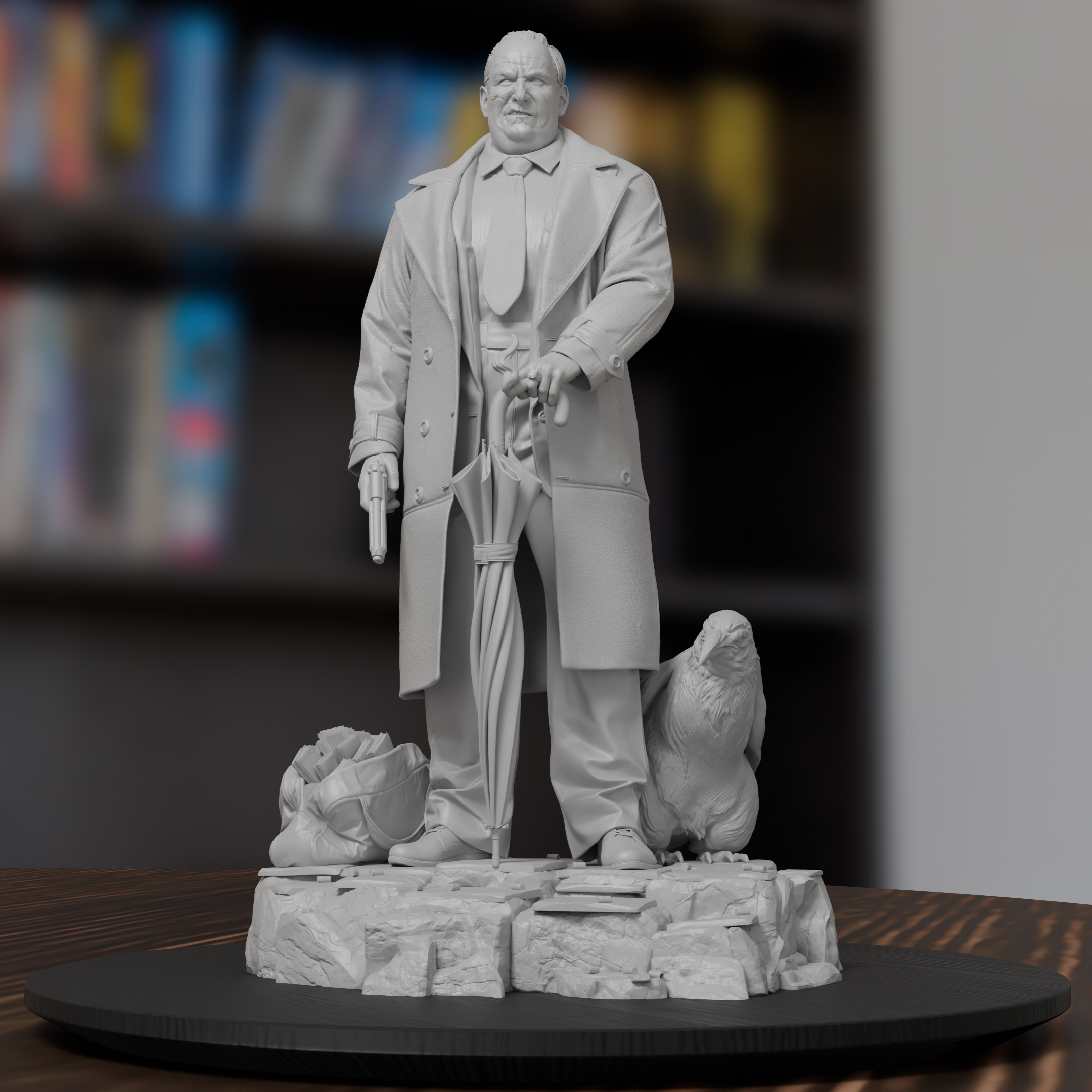Penguin DC Figure 3D Printed Resin Model Kit