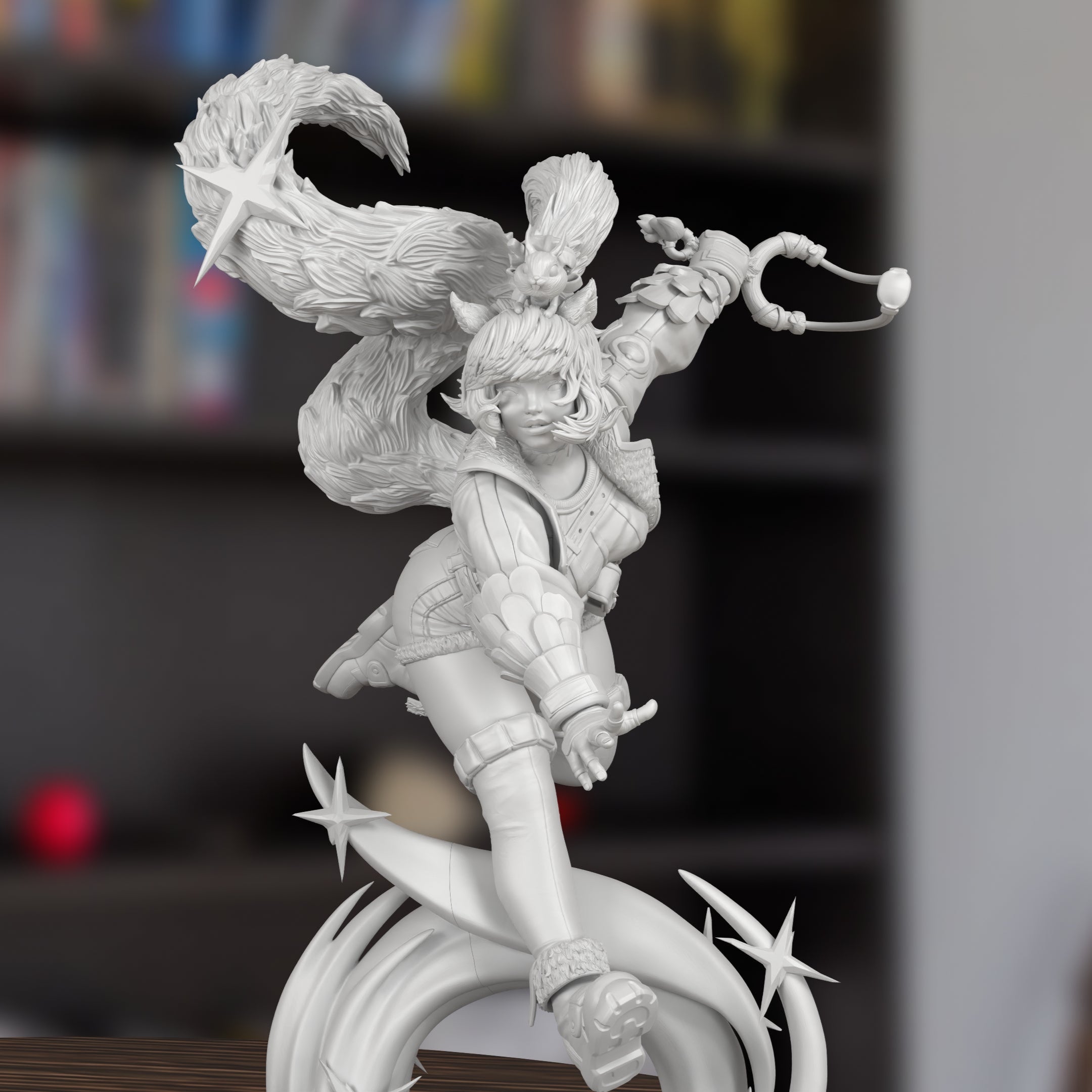 Squirrel Girl Marvel Rivals Figure 3D Printed Resin Model Kit
