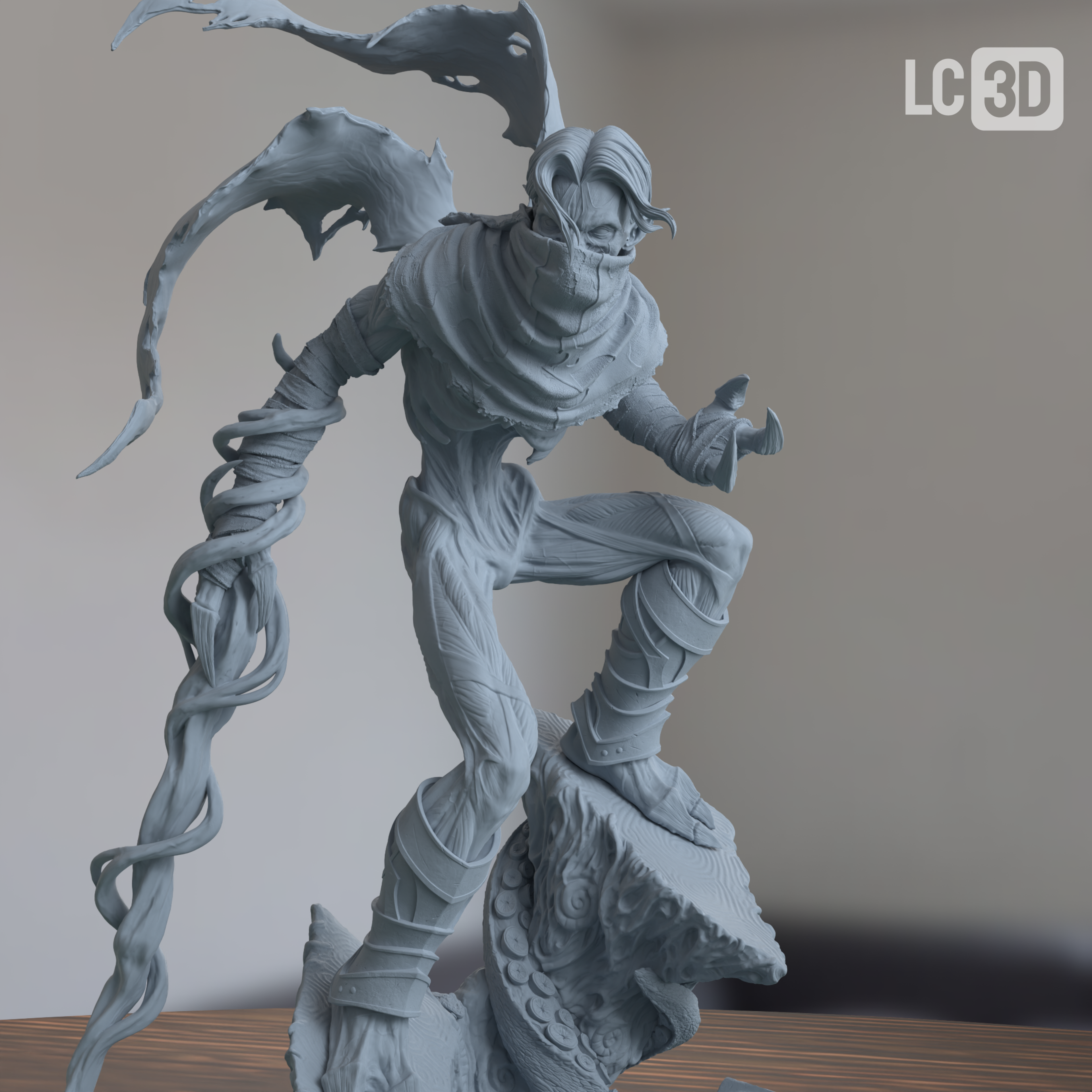 Raizel Legacy of Kain Figure 3D Printed Resin Model Kit