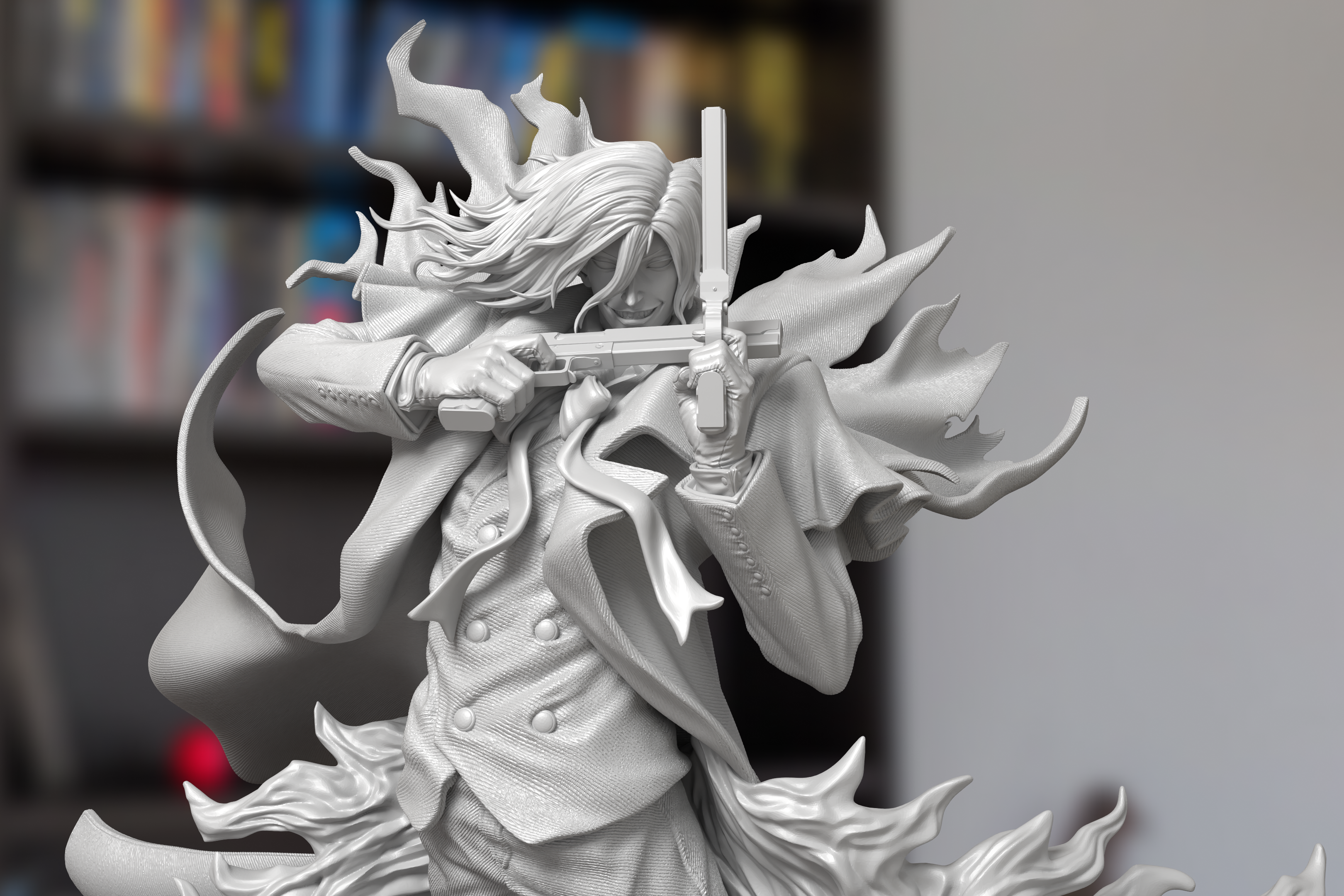 Alucard Hellsing Figure 3D Printed Resin Model Kit