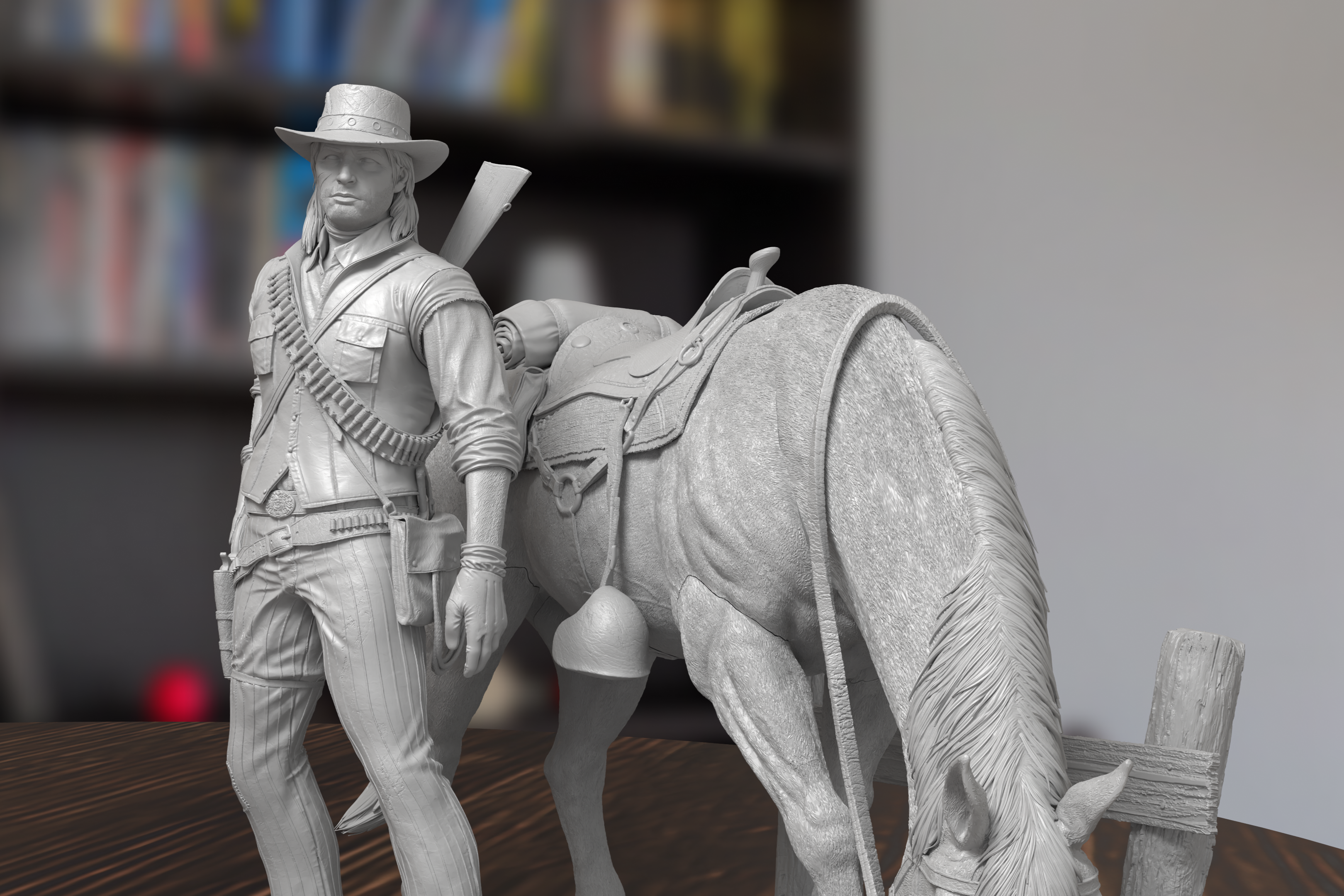 John Marston Red Dead Redemption 2 Figure 3D Printed Resin Model Kit