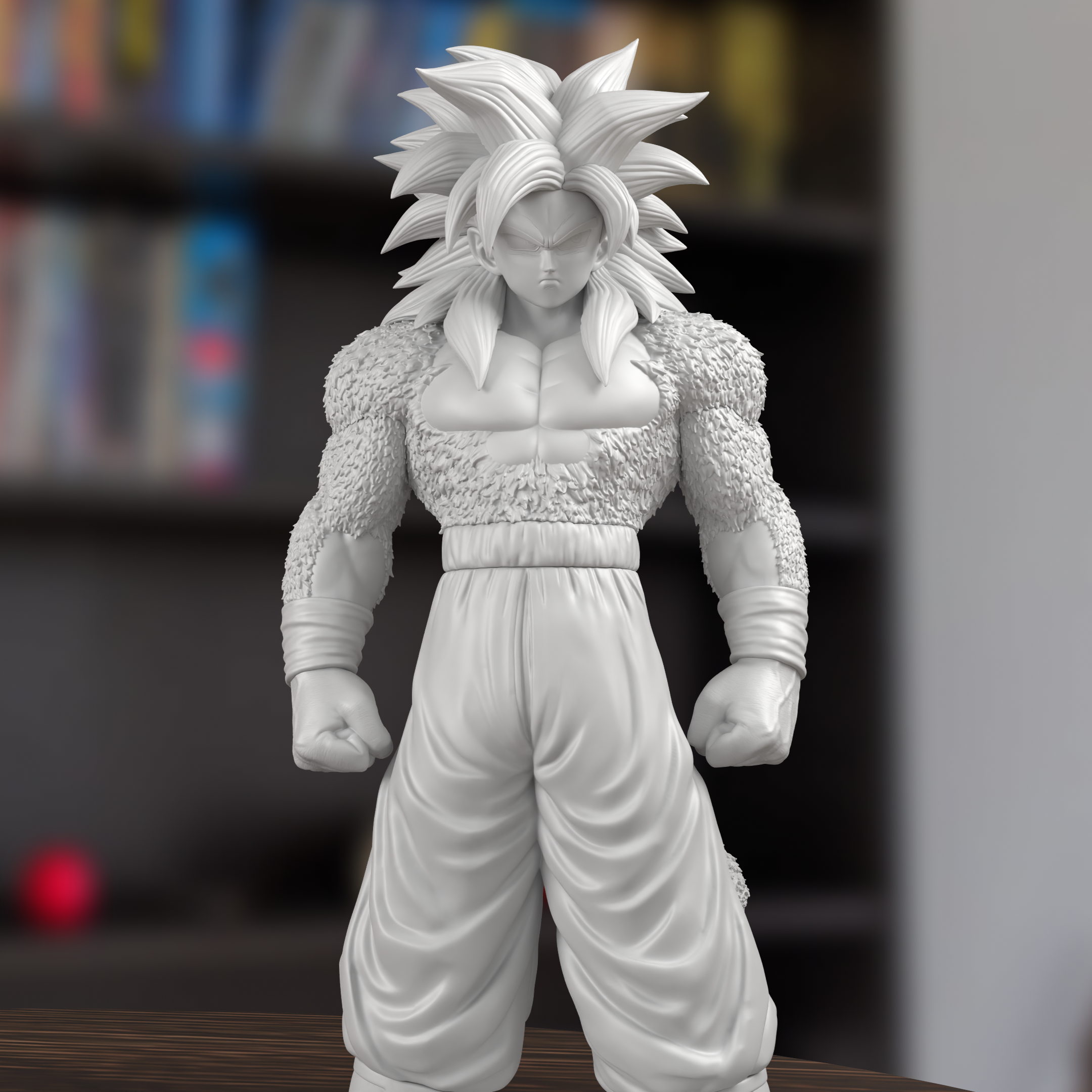 Goku SSJ4 Dragon Ball Figure 3D Printed Resin Model Kit