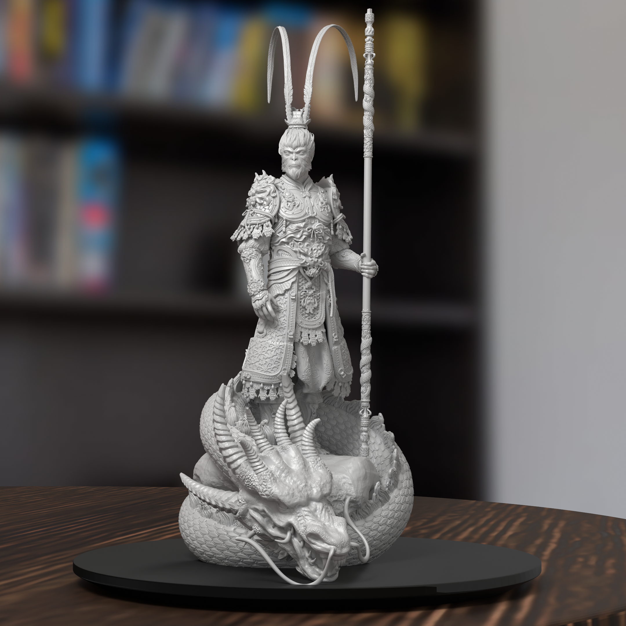 Sun Wukong Black Myth Figure 3D Printed Resin Model Kit