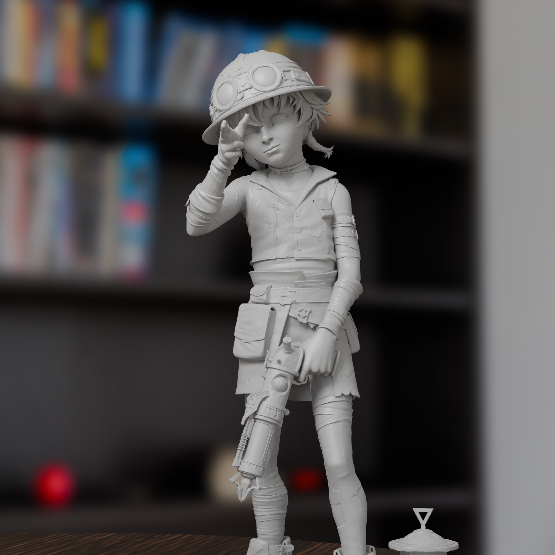 Isha Arcane Figure 3D Printed Resin Model Kit