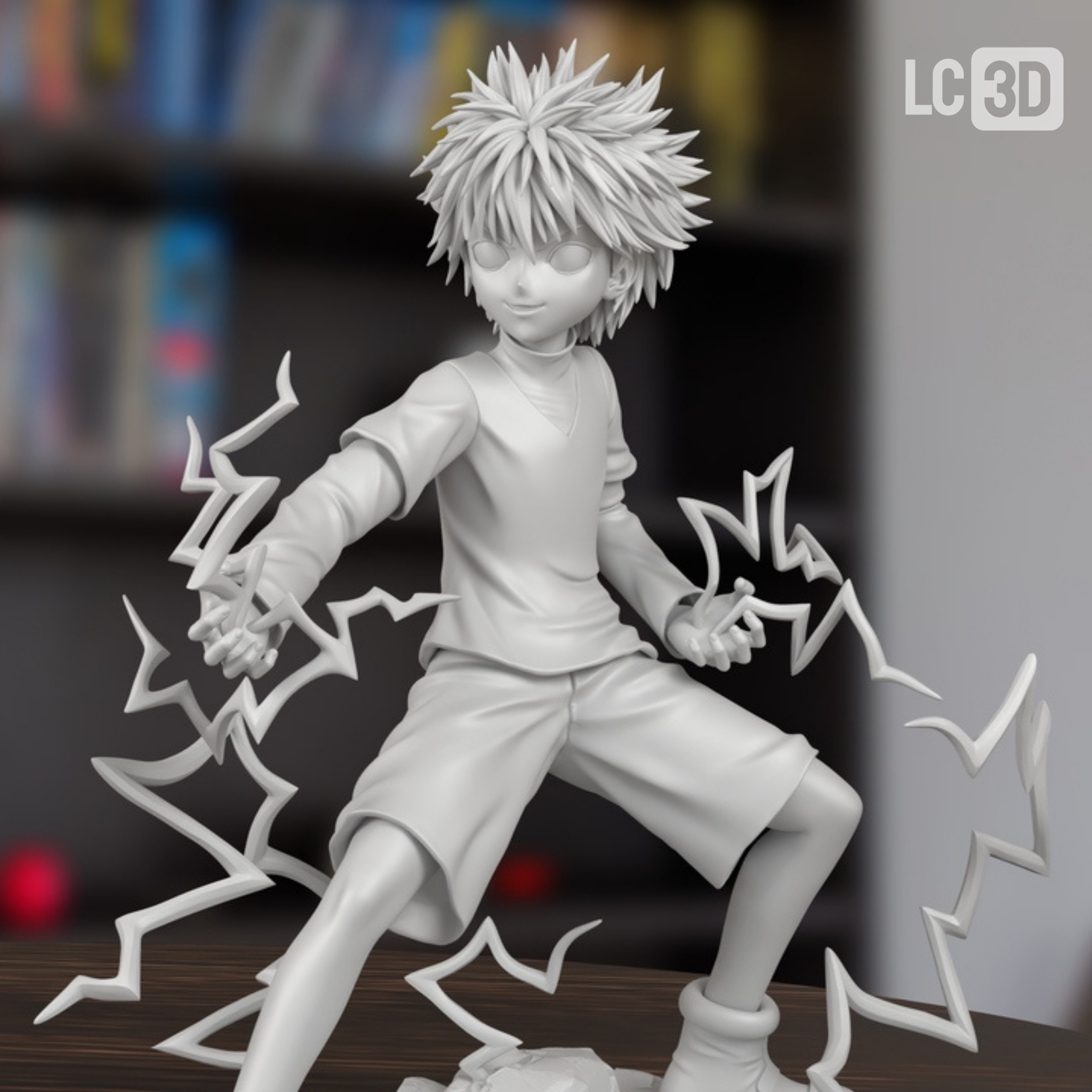 Killua Hunter x Hunter Figure 3D Printed Resin Model Kit