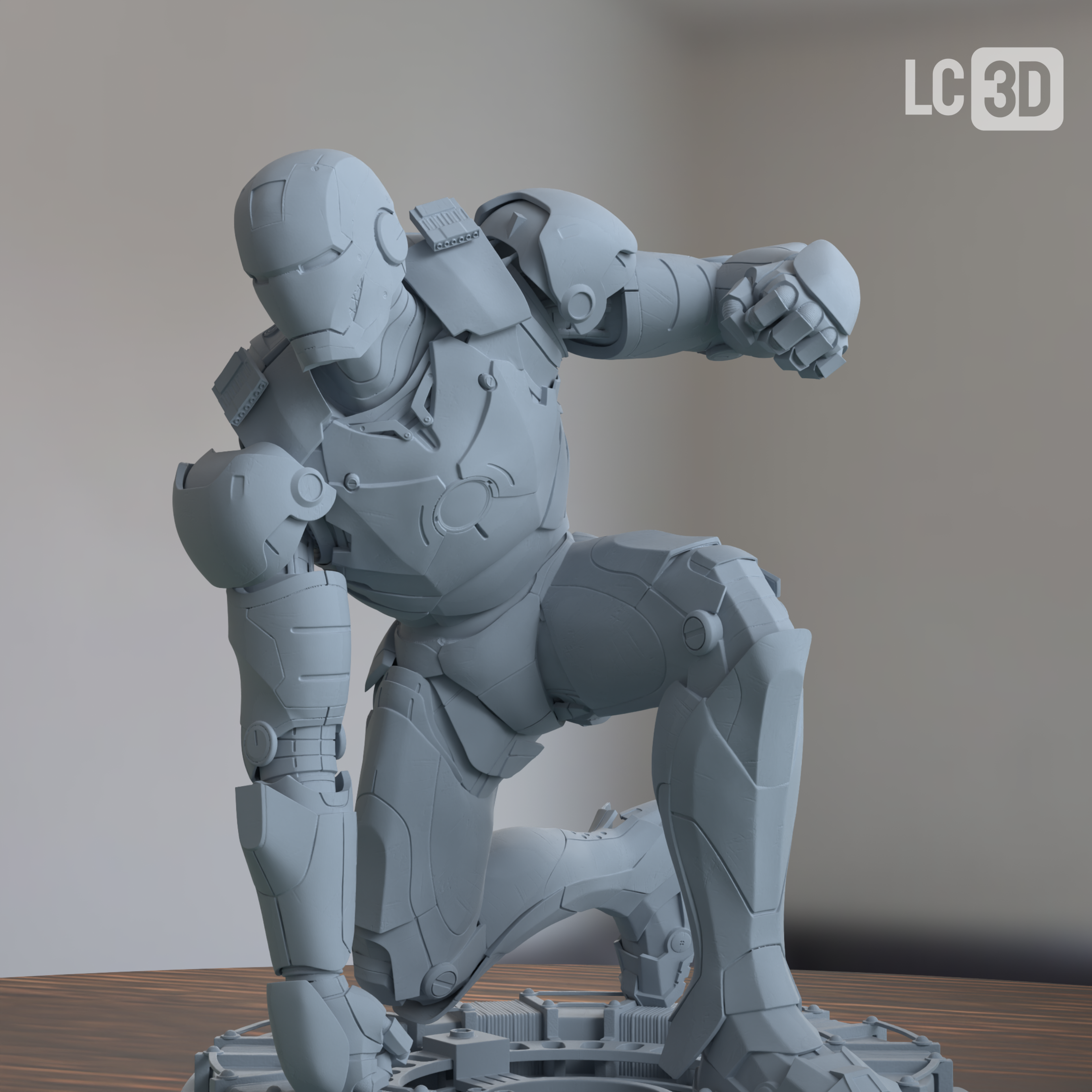 Ironman Marvel Avengers Figure 3D Printed Resin Model Kit