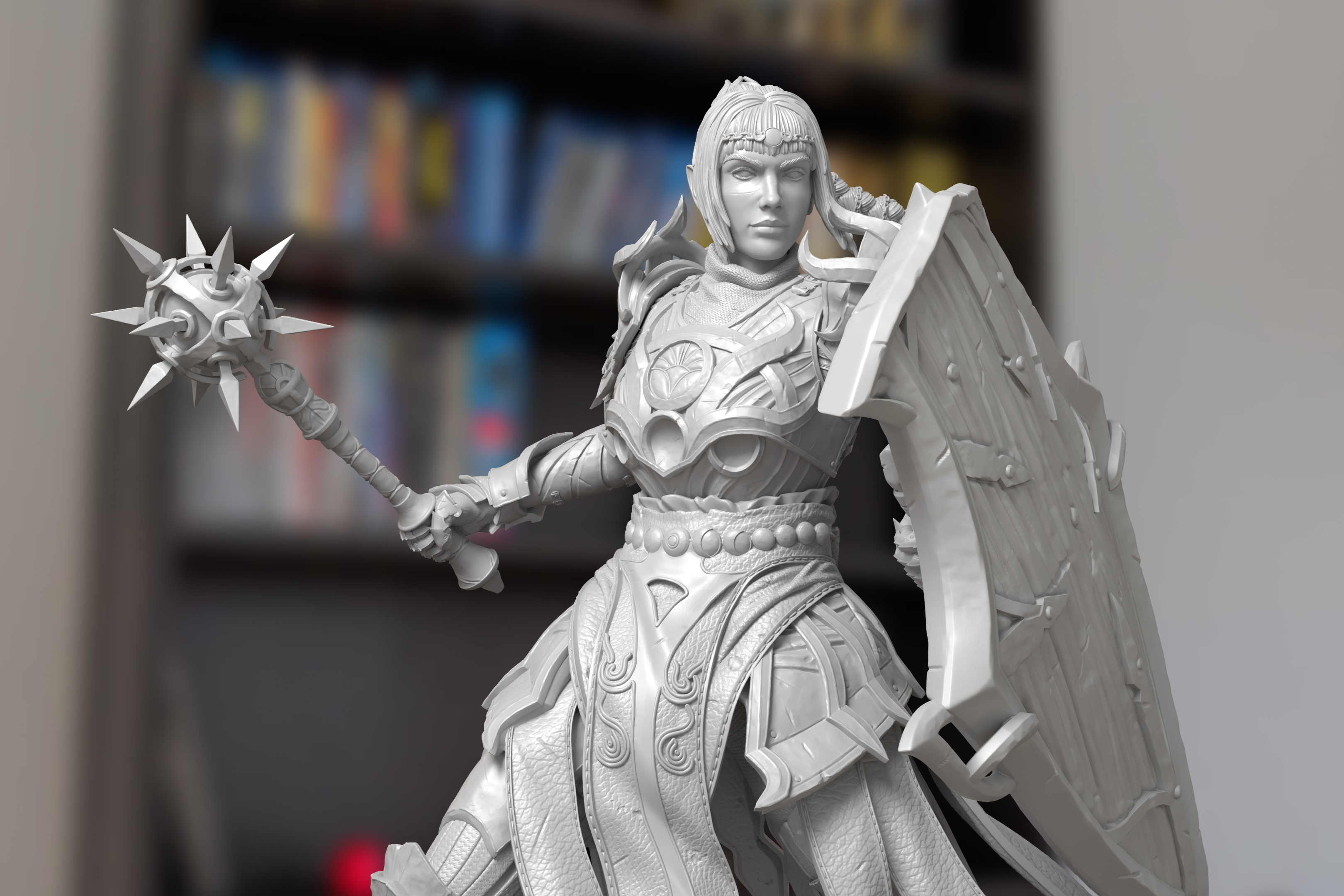 Shadowheart Baldur's Gate 3 Figure Resin 3D Printed Model Kit