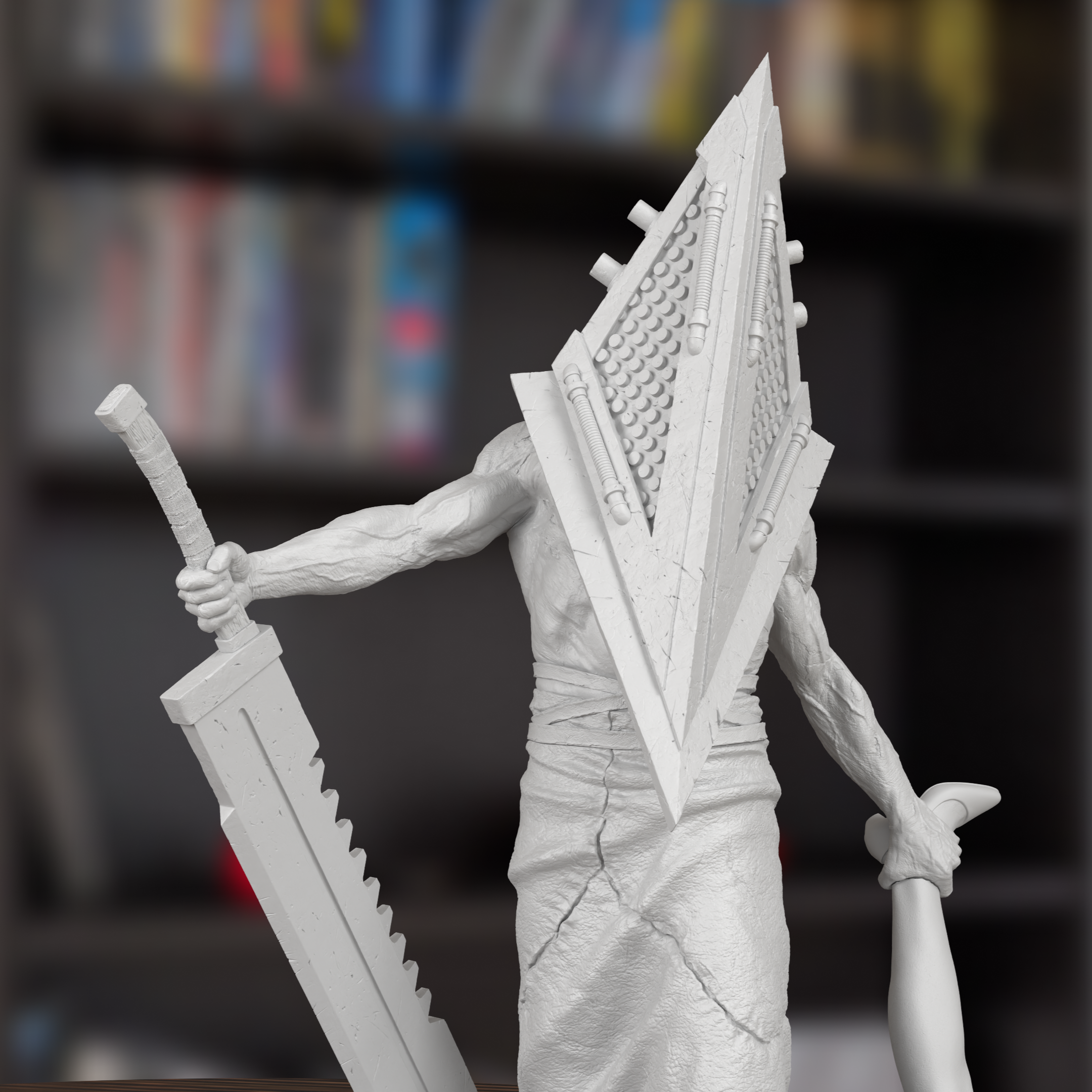 Pyramid Head Silent Hill Figure 3D Printed Resin Model Kit