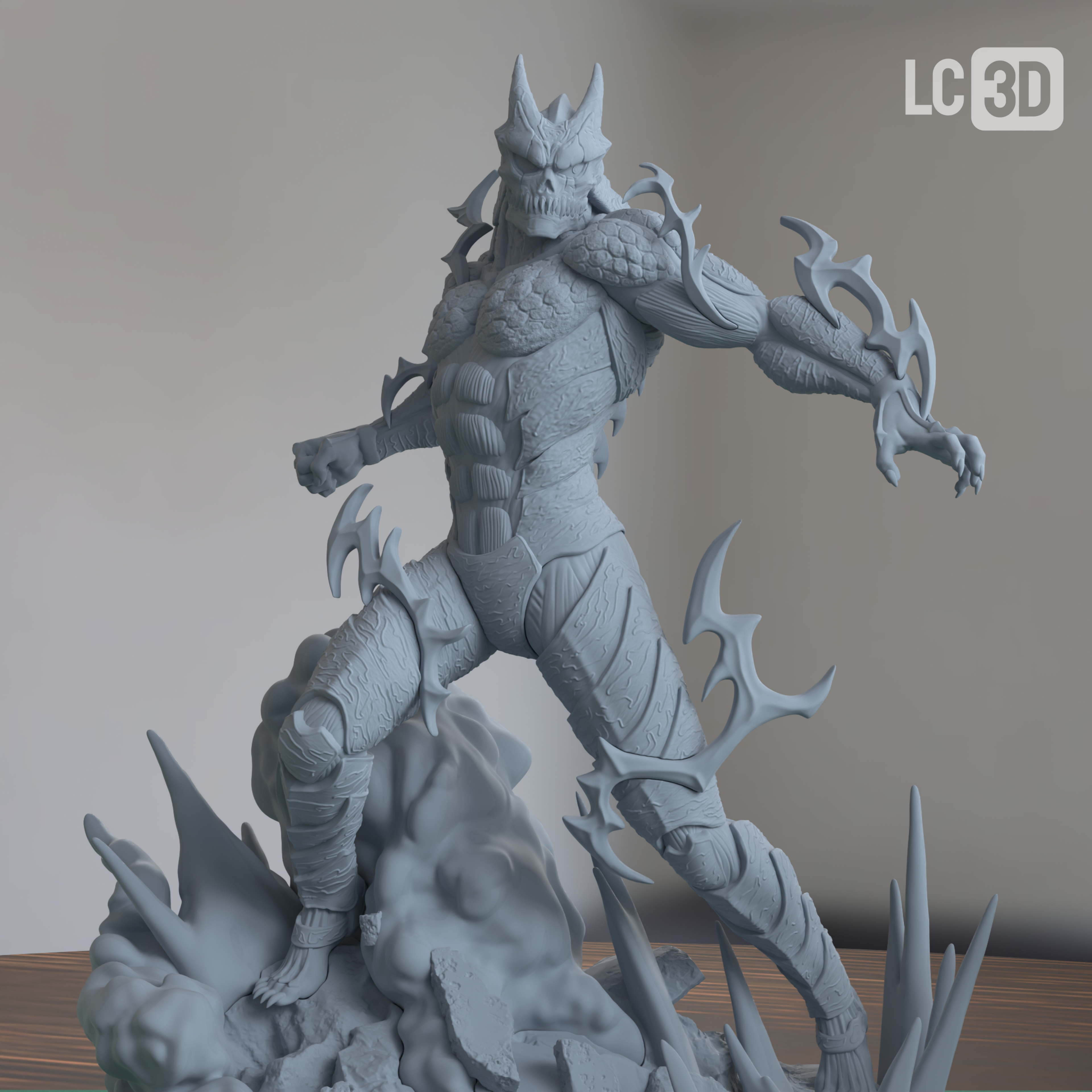 Kafka Hibino Kaiju No. 8 Figure 3D Printed Resin Model Kit