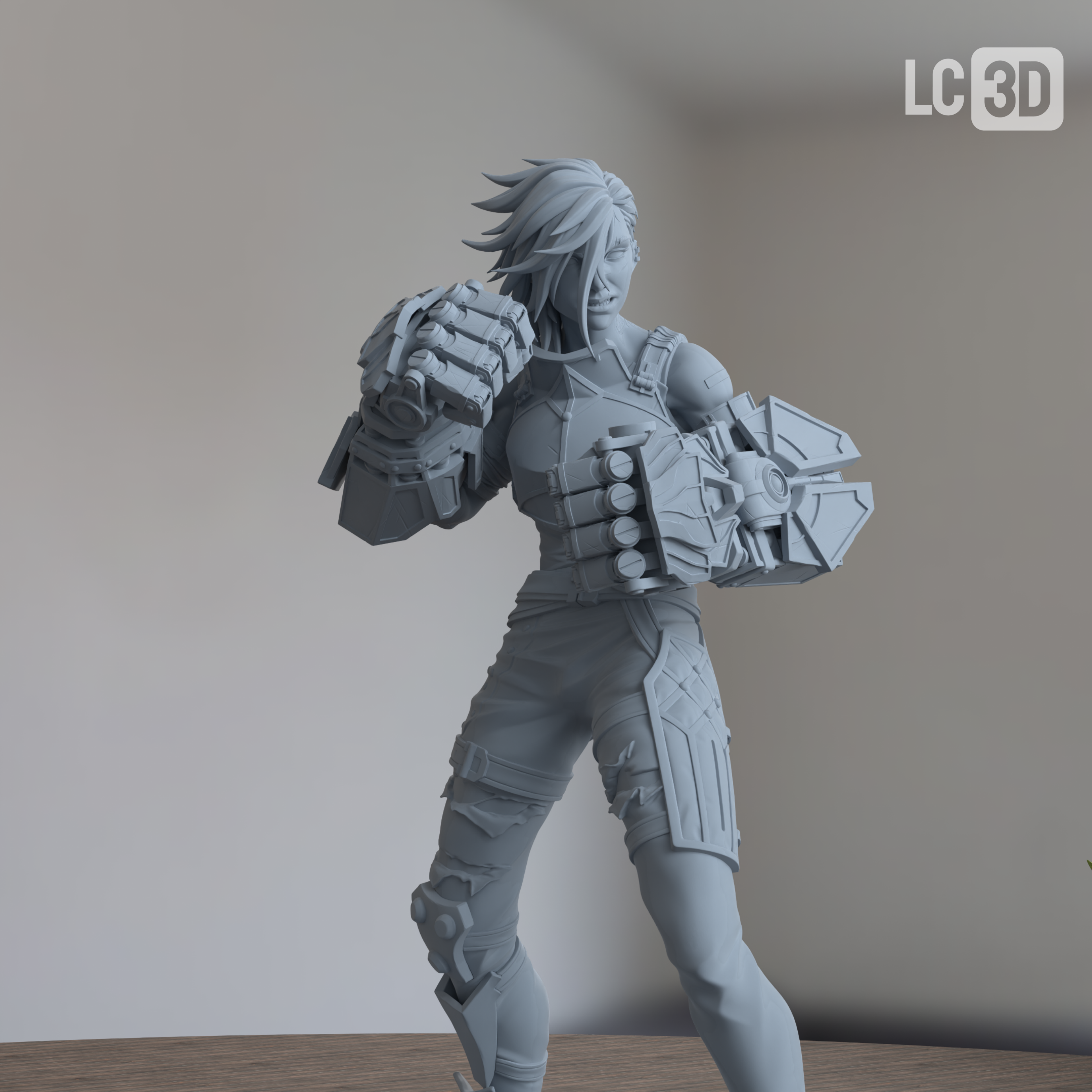 VI Arcane Action Figure 3D Printed Resin Model Kit