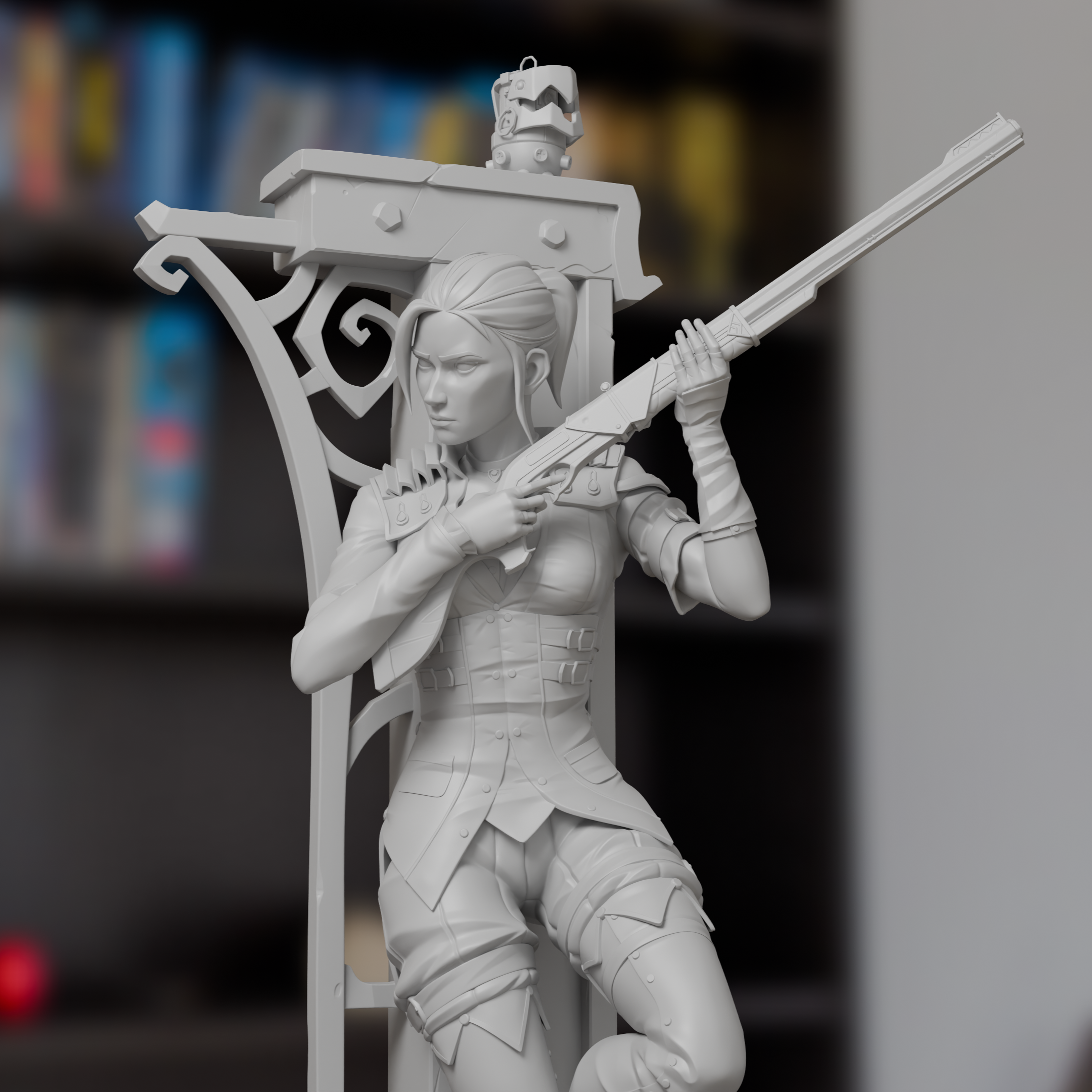 Caitlyn Kiramman Arcane Figure 3D Printed Resin Model Kit