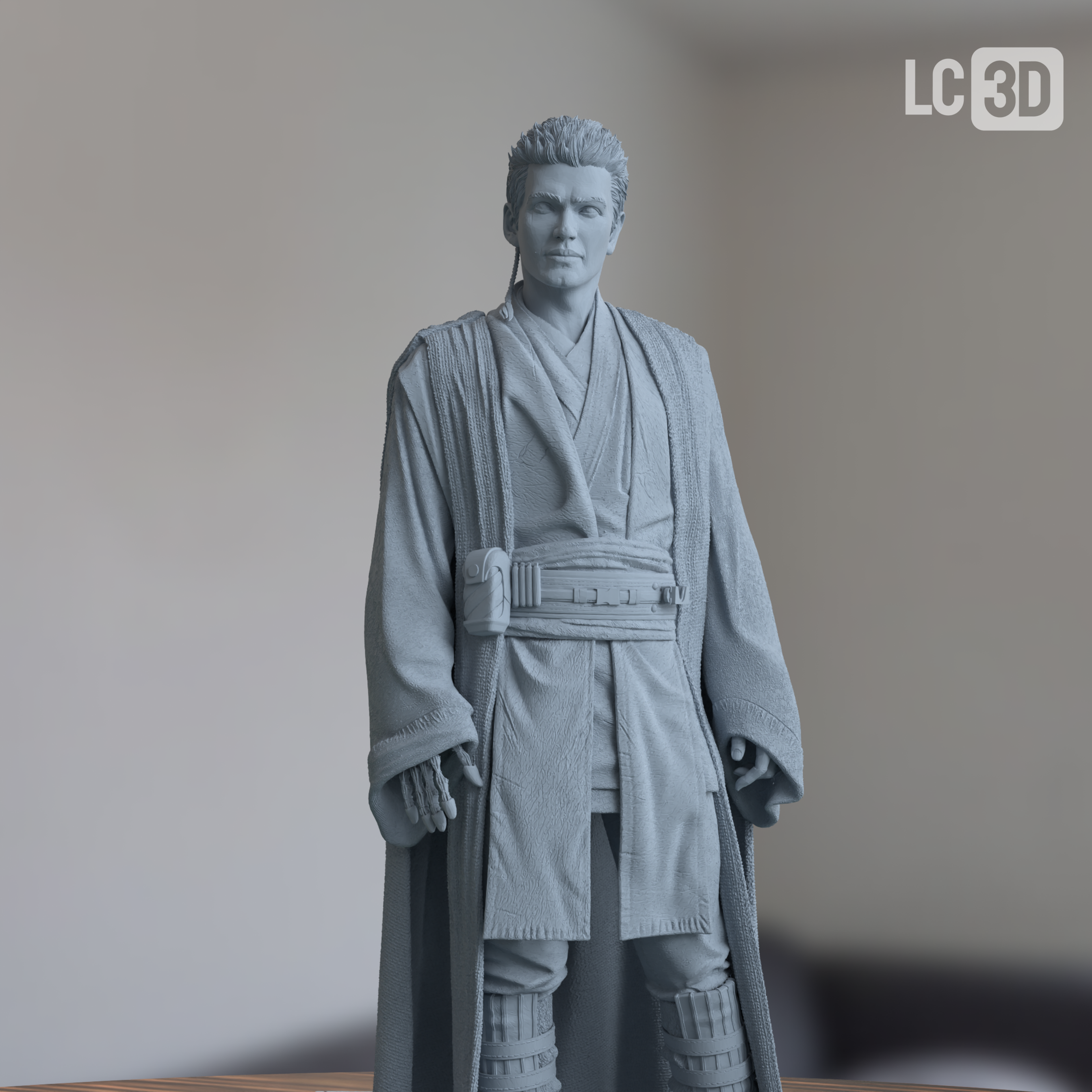 Anakin Skywalker Star Wars Figure 3D Printed Resin Model Kit