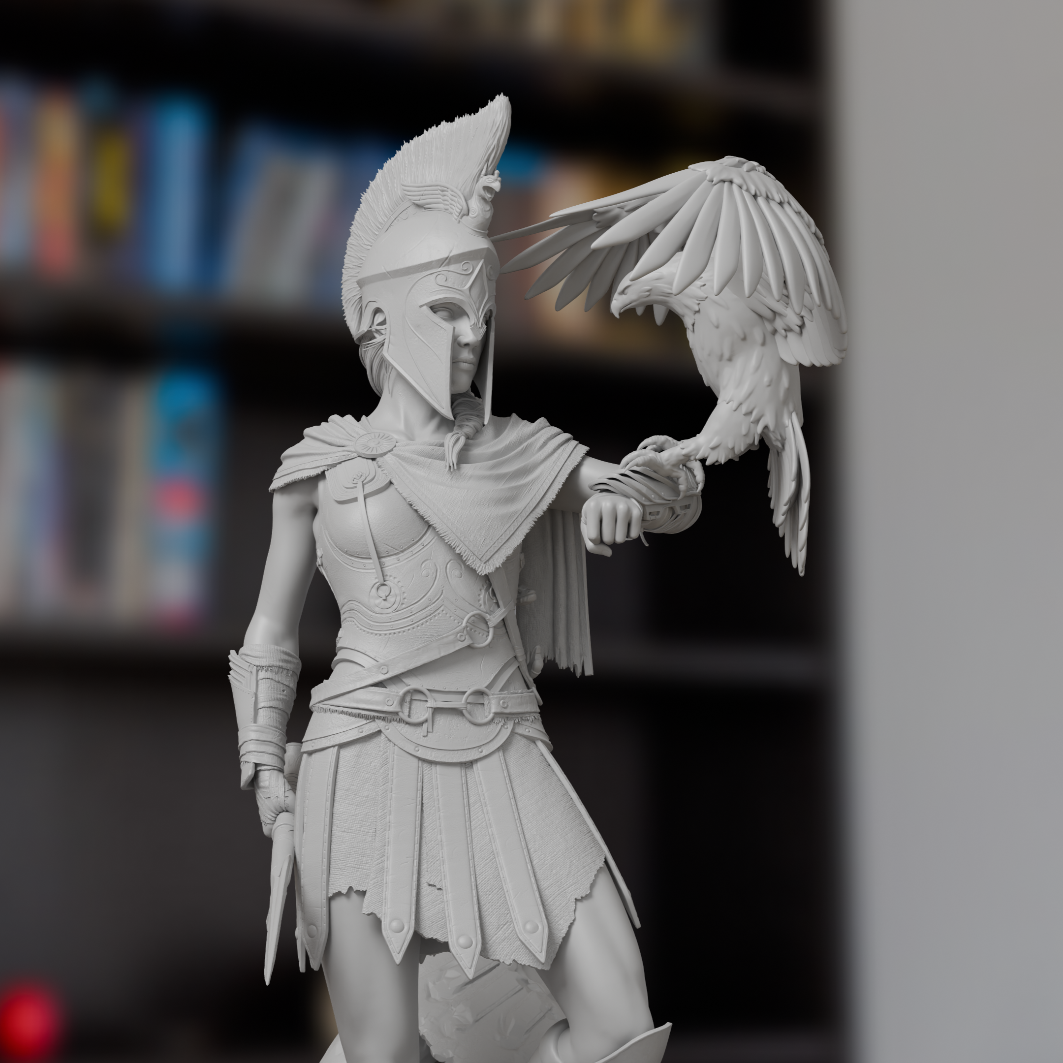 Kassandra Assassin's Creed Figure 3D Printed Resin Model Kit