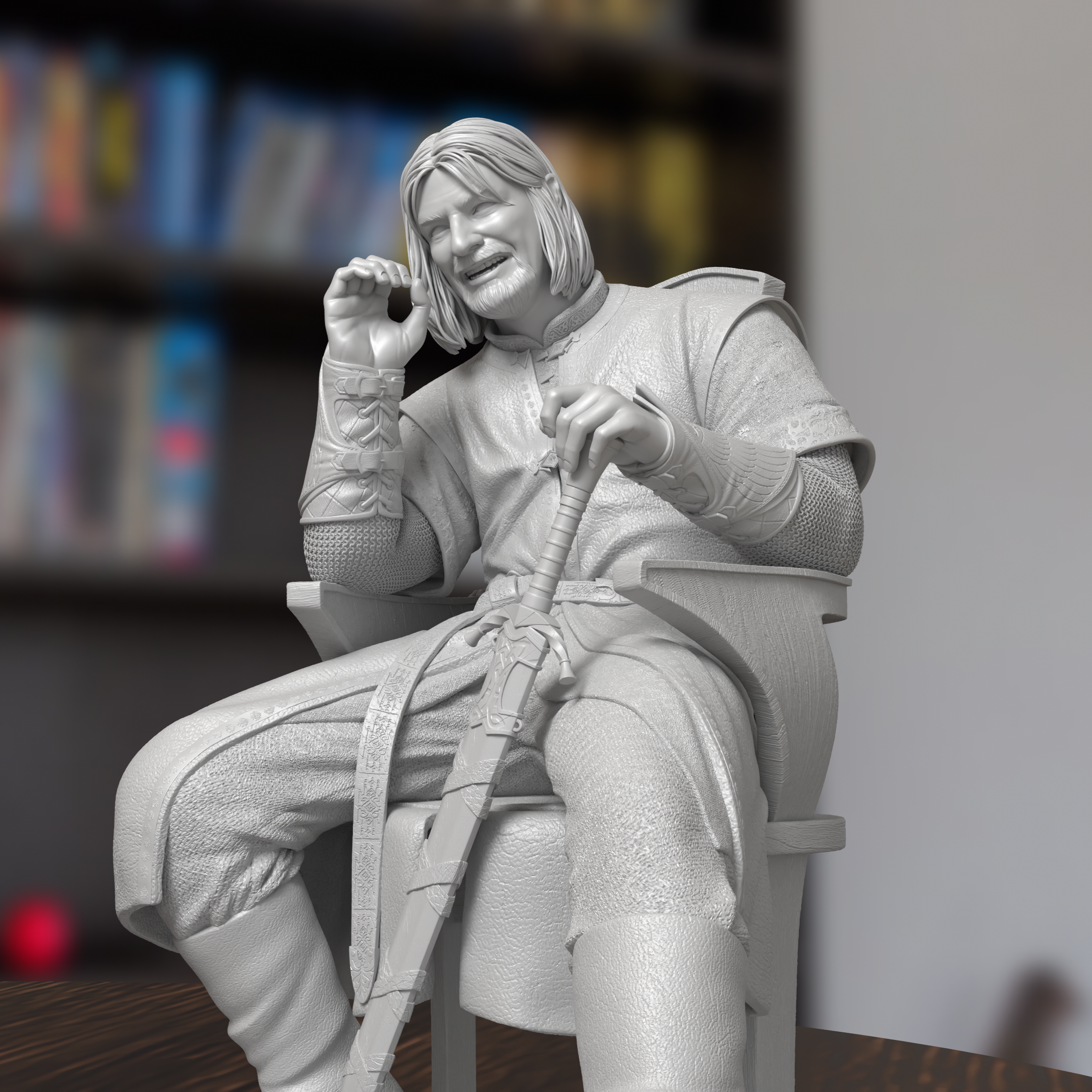 Boromir The Lord Of The Rings Figure 3D Printed Resin Model Kit