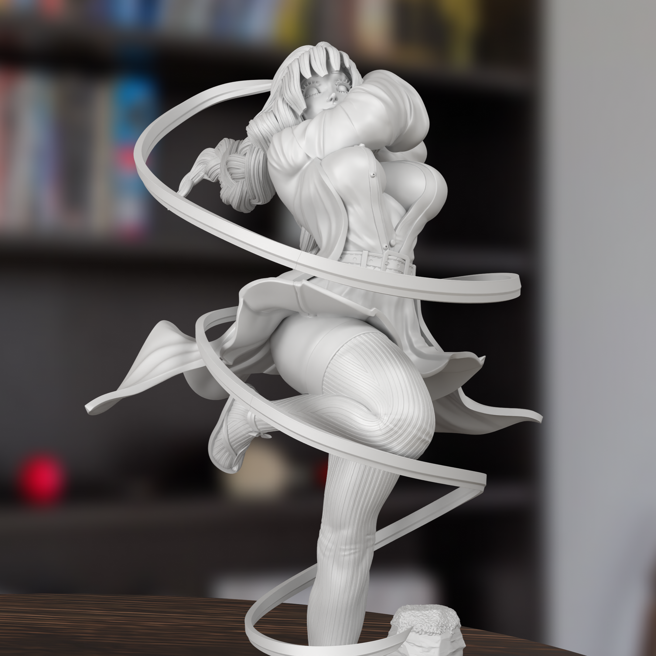 Mitsuri Demon Slayer Figure 3D Printed Resin Model Kit