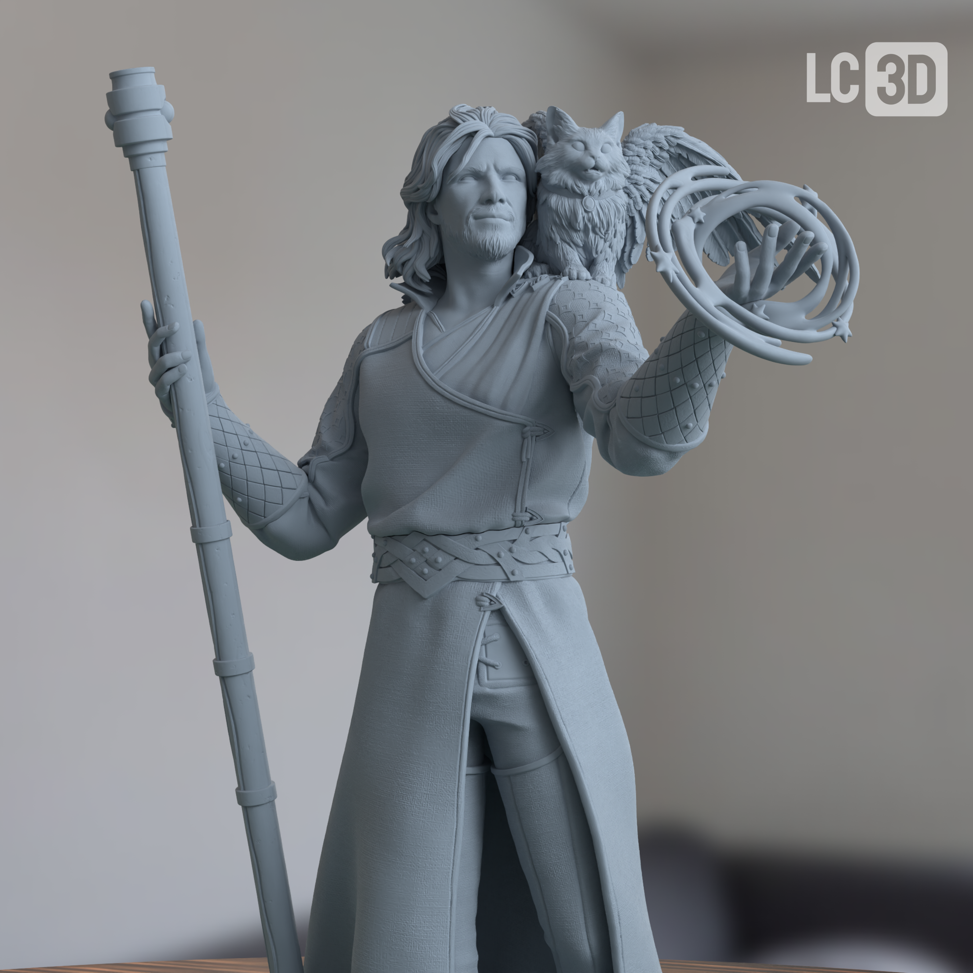 Gale Baldur's Gate 3 Figure 3D Printed Resin Model Kit