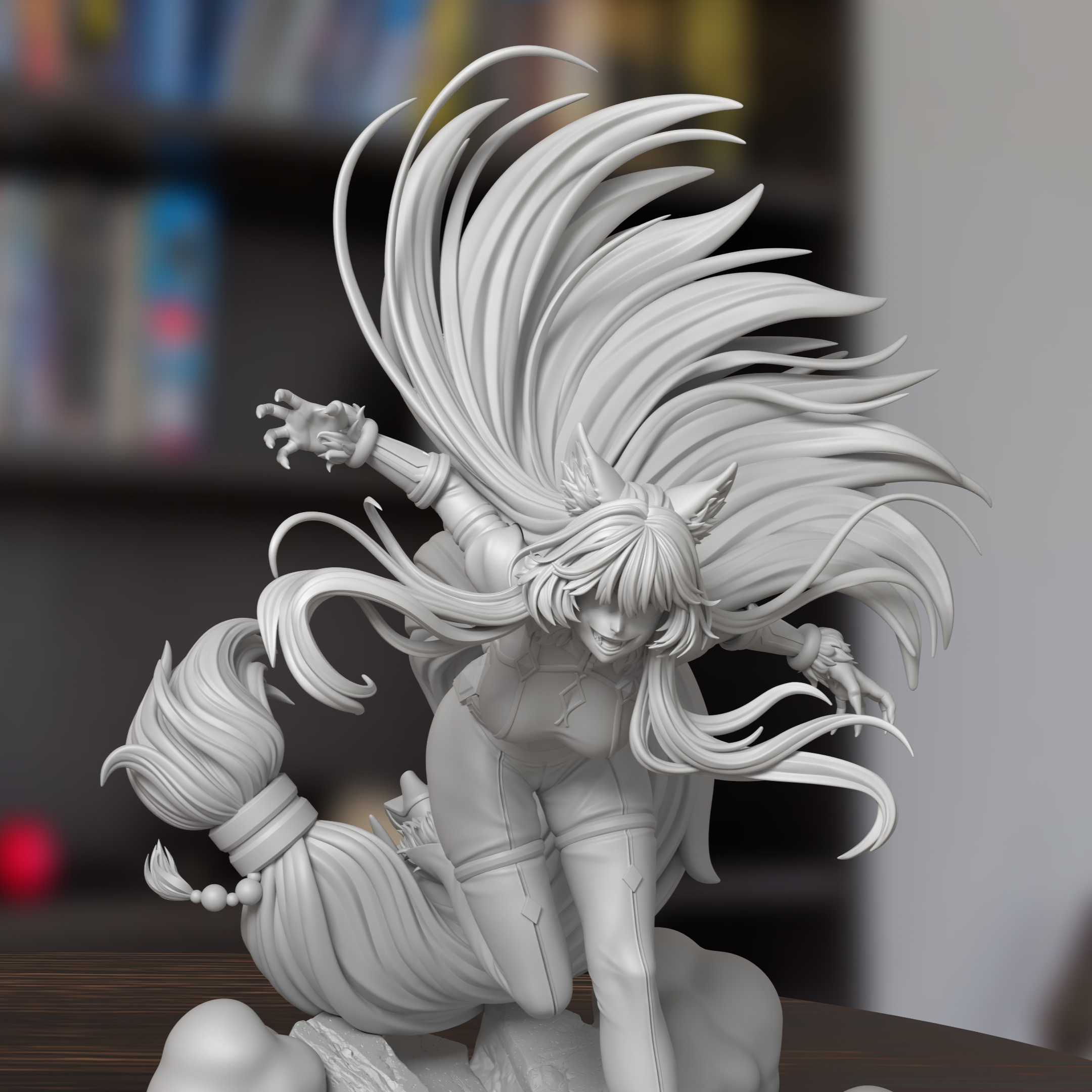 Delta The Eminence In Shadow Figure 3D Printed Resin Model Kit