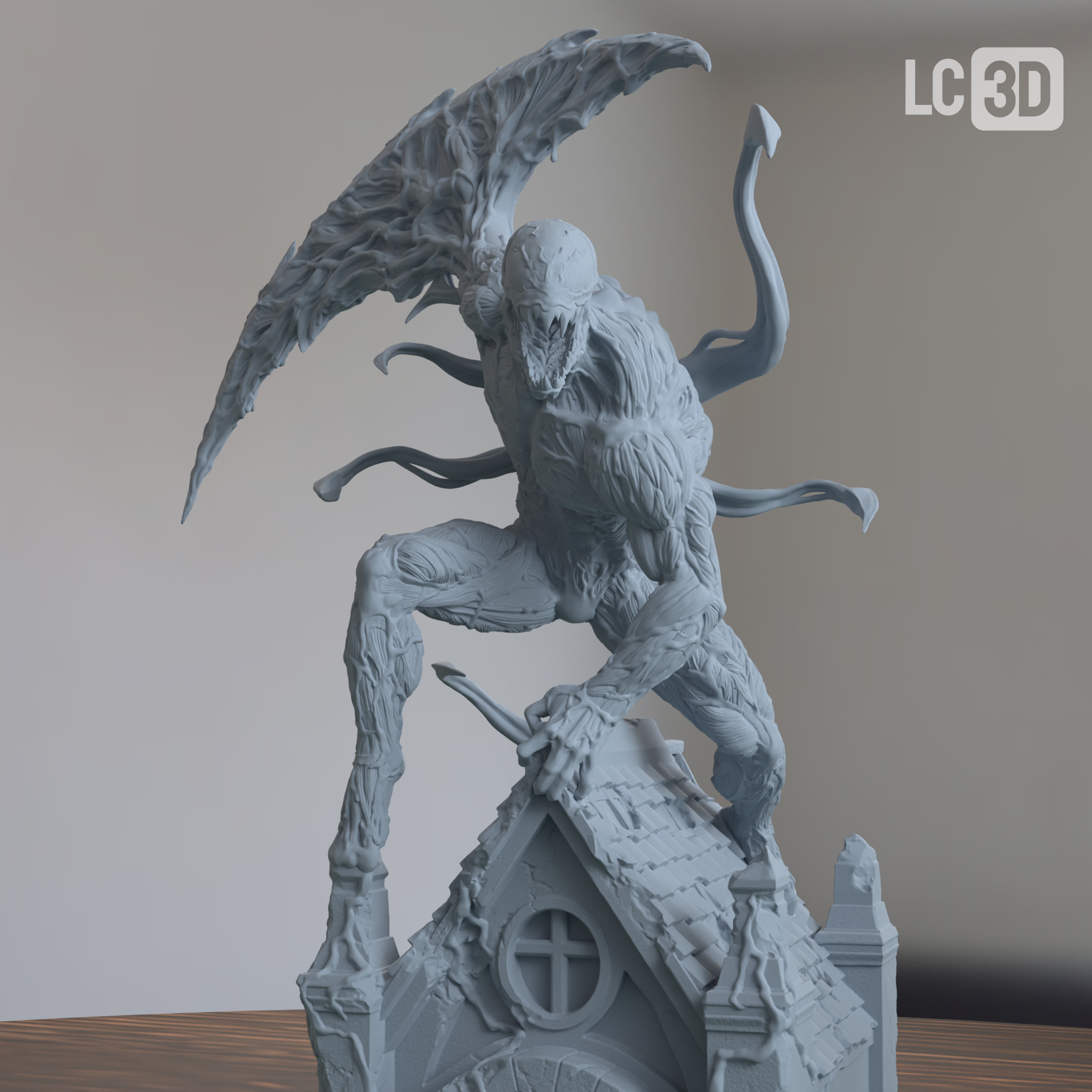 Carnage Venom Figure 3D Printed Resin Model Kit