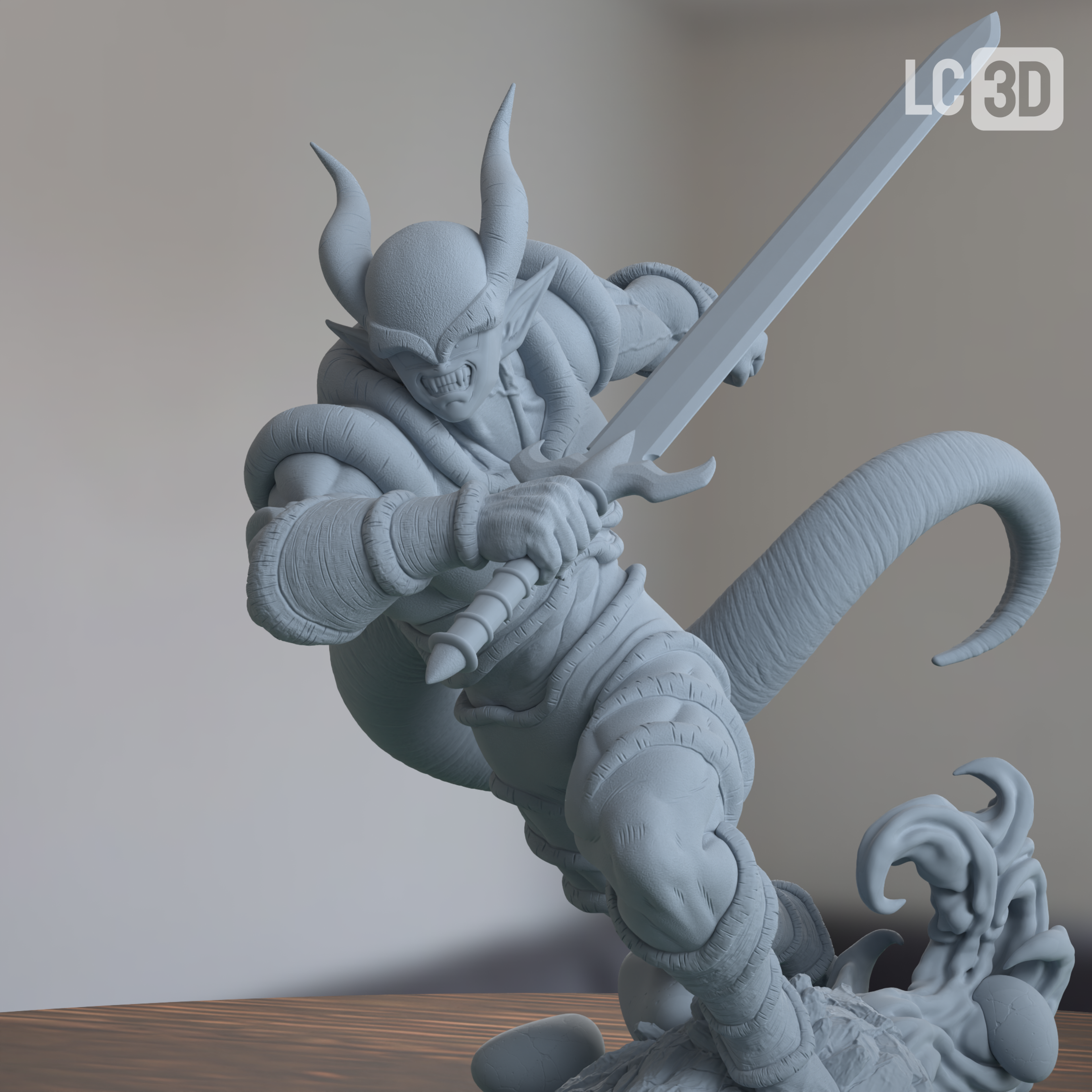 Janemba Dragon Ball Z Fusion Reborn Figure 3D Printed Resin Model Kit