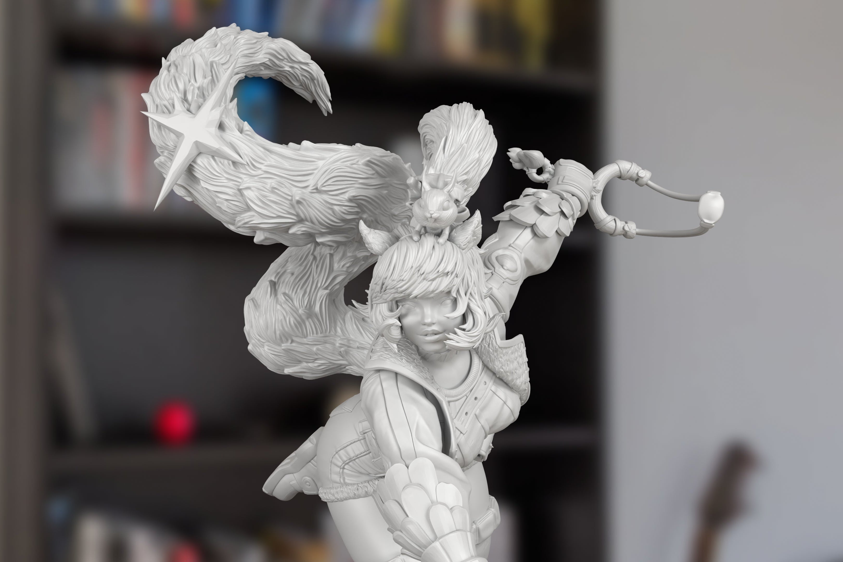 Squirrel Girl Marvel Rivals Figure 3D Printed Resin Model Kit