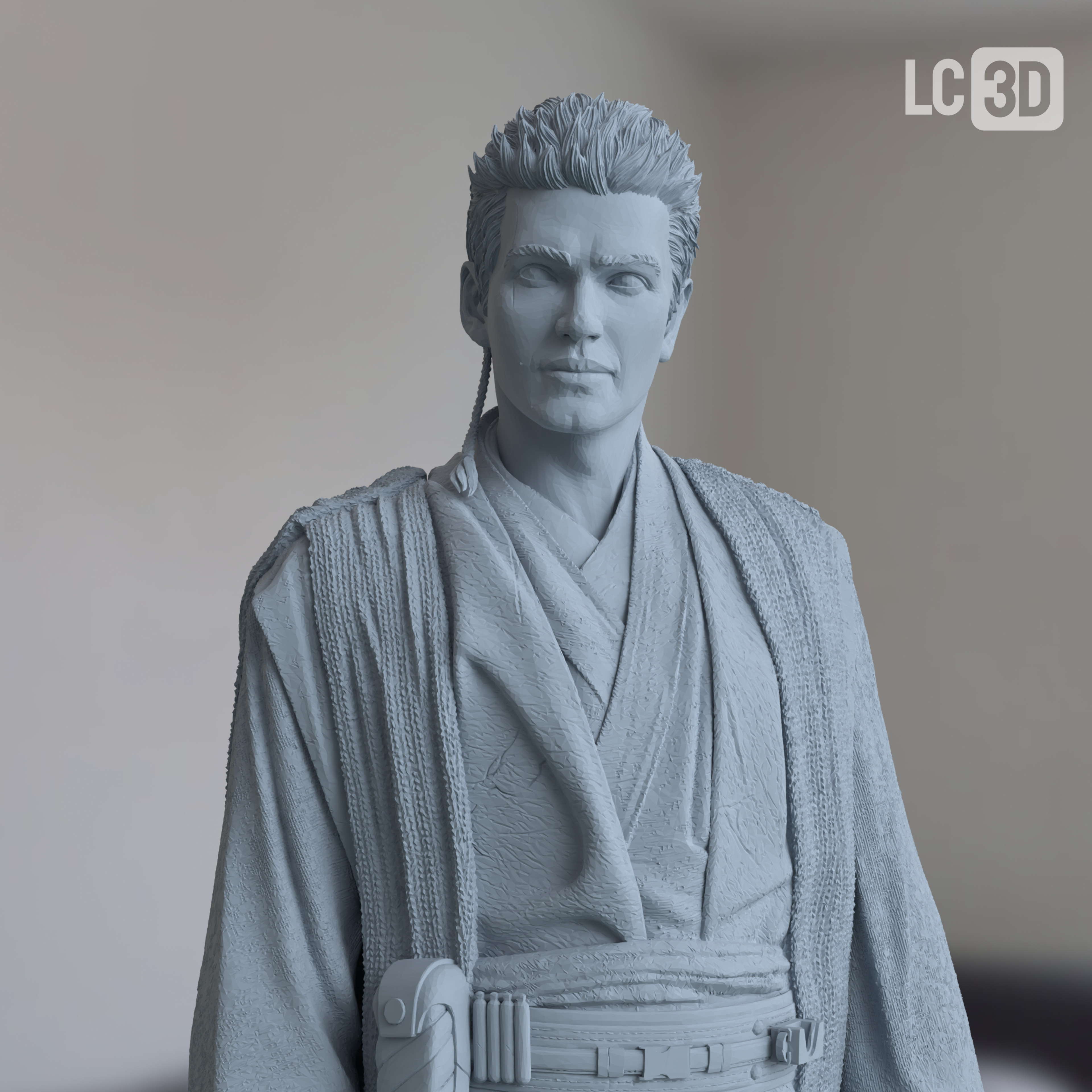 Anakin Skywalker Star Wars Figure 3D Printed Resin Model Kit