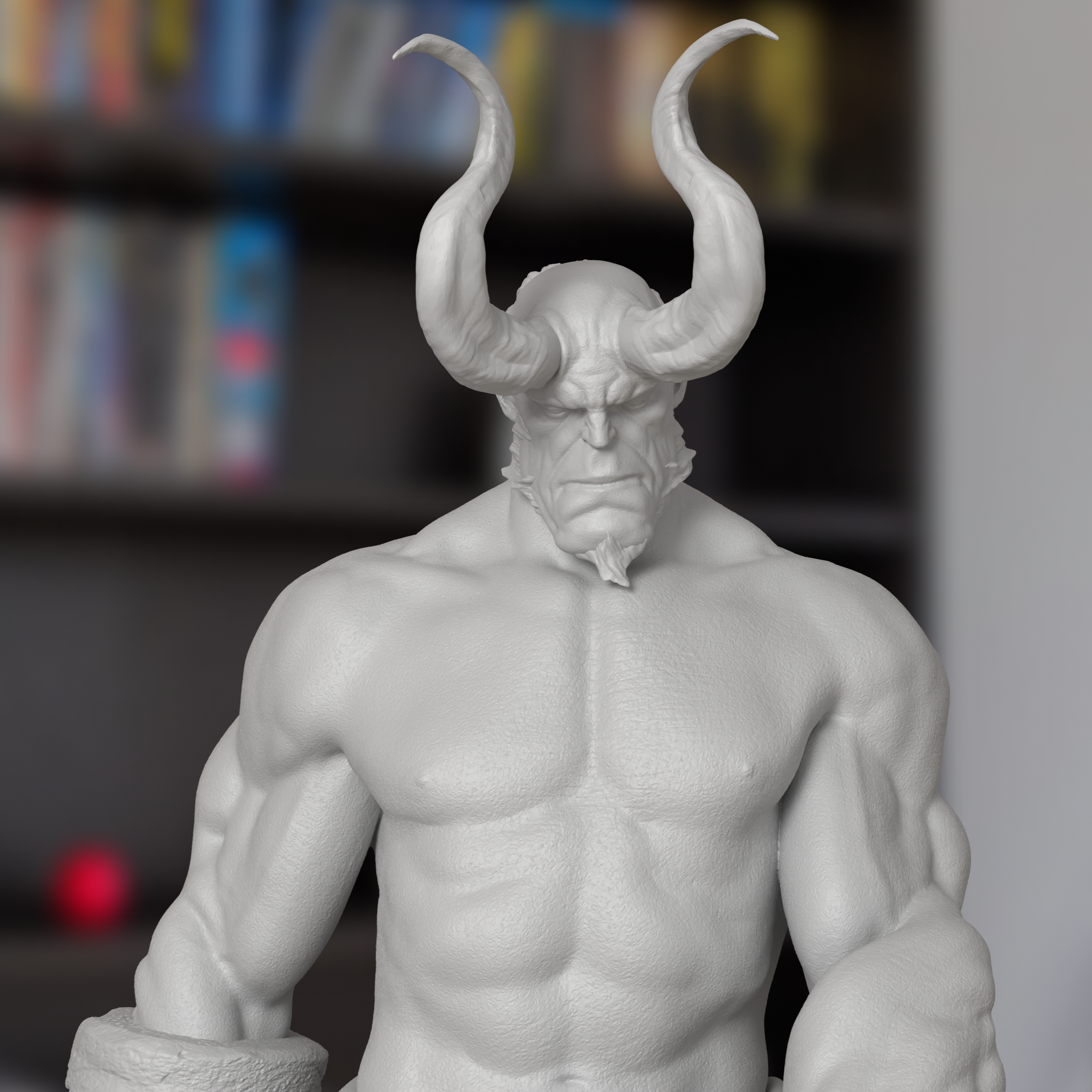 Hellboy Marvel Figure 3D Printed Resin Model Kit