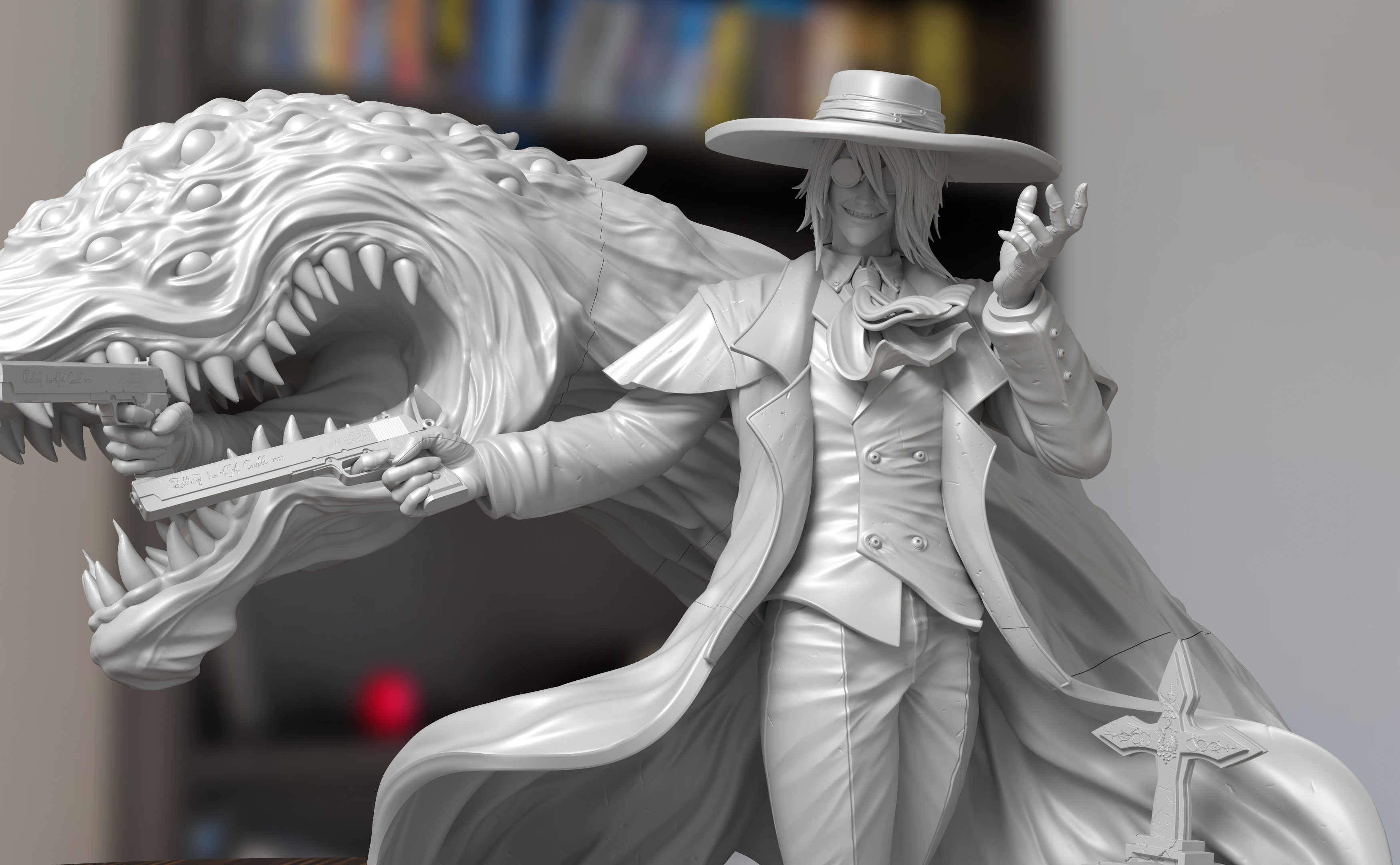 Alucard Helsing Figure 3D Printed Resin Model Kit
