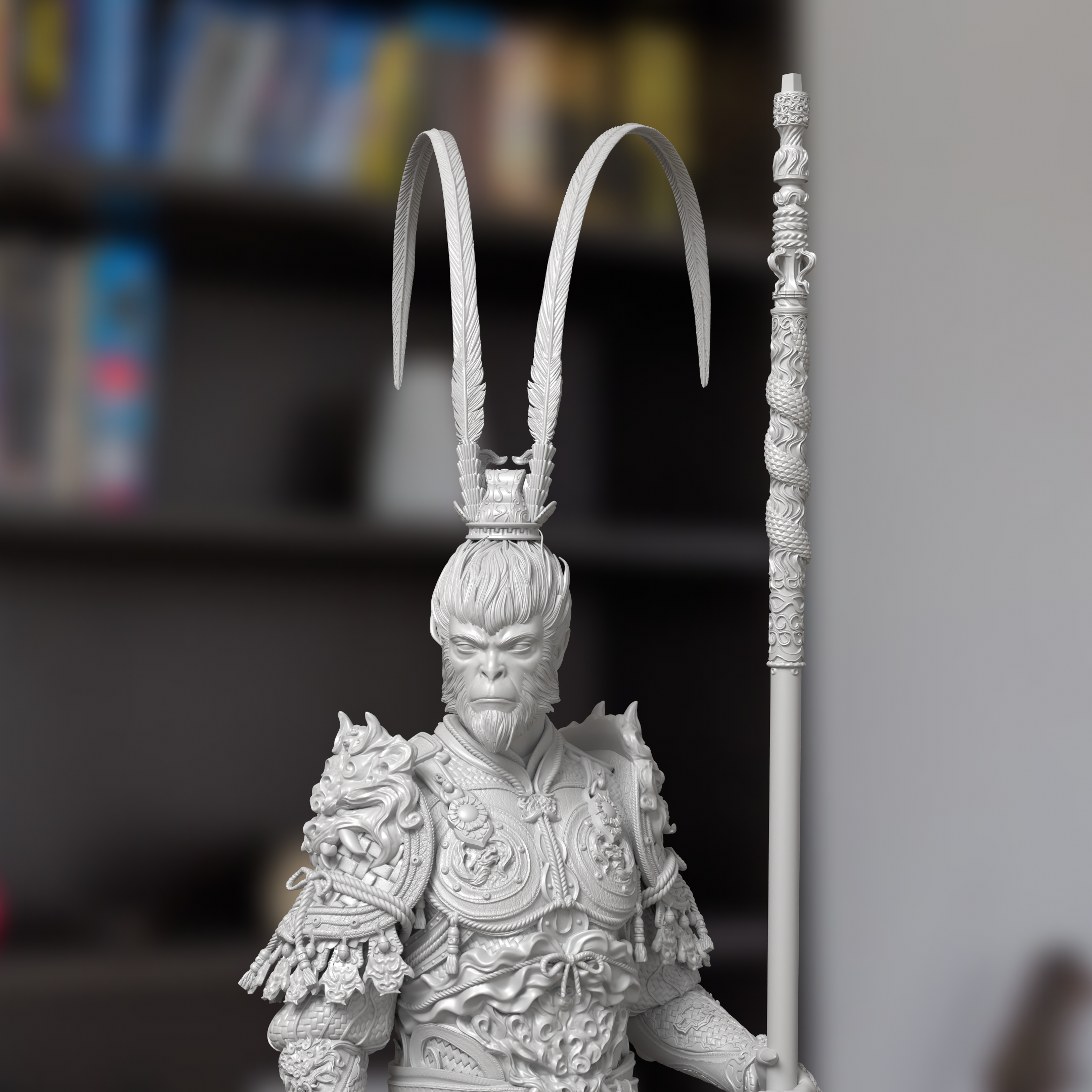 Sun Wukong Black Myth Figure 3D Printed Resin Model Kit