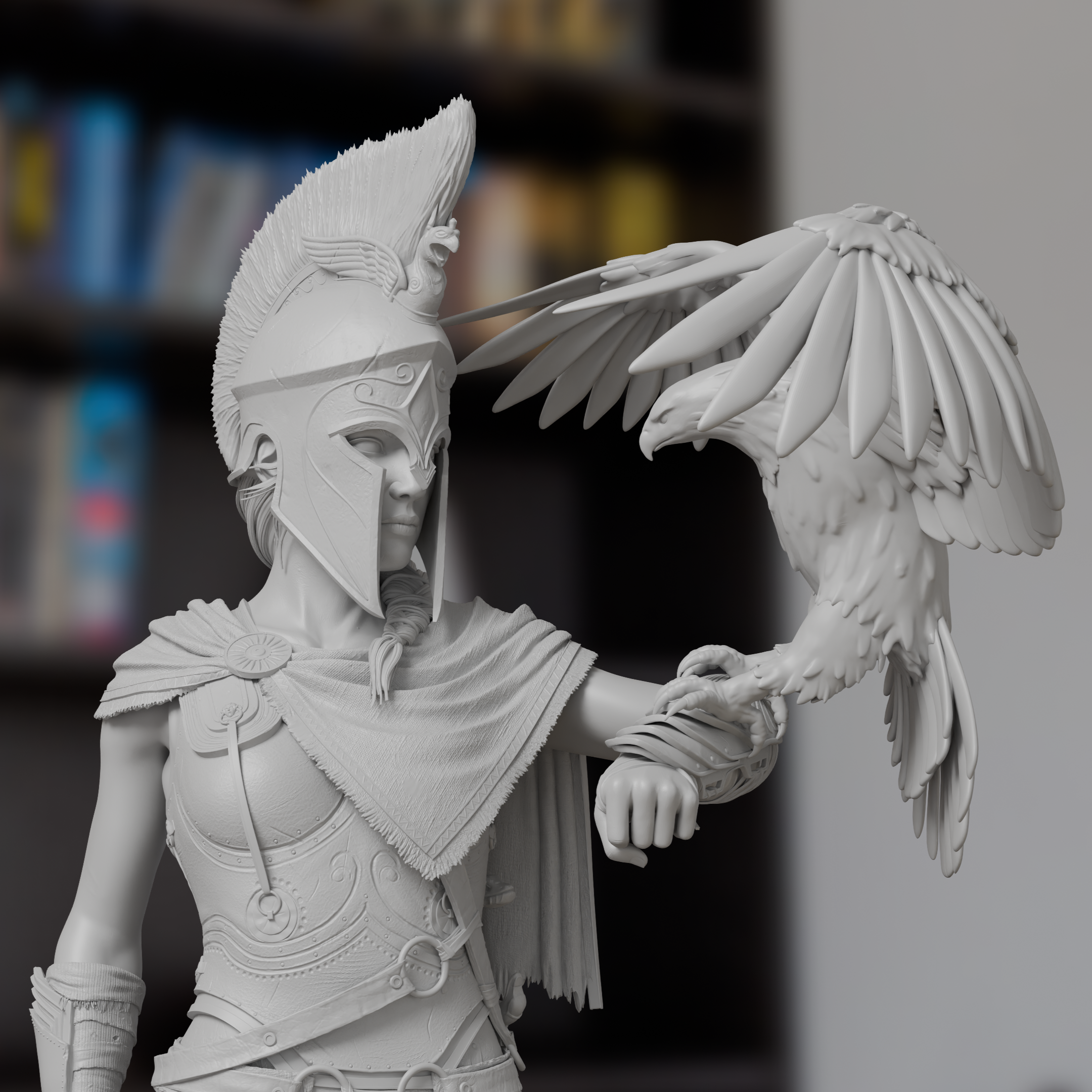 Kassandra Assassin's Creed Figure 3D Printed Resin Model Kit