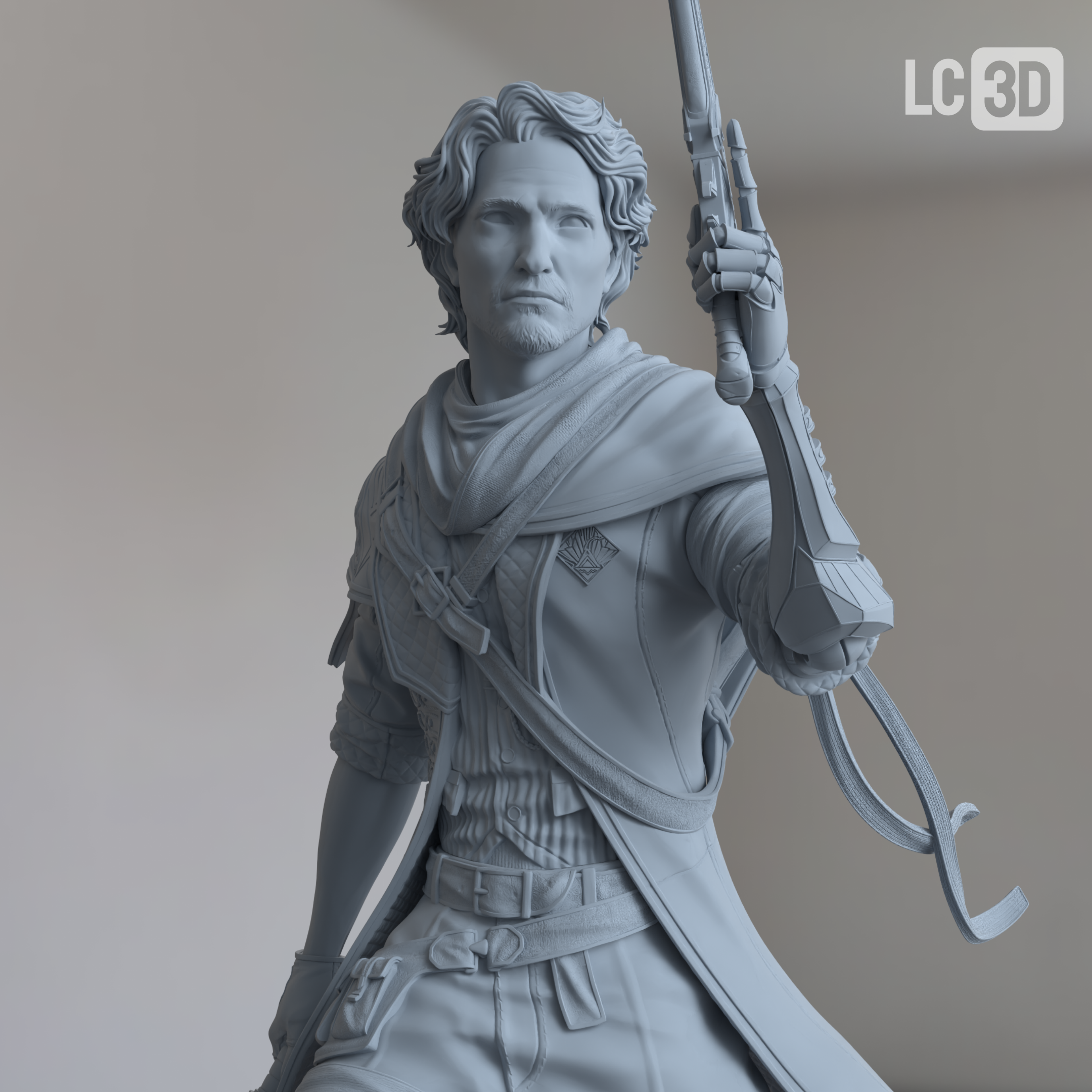 Gustave Expedition 33 Figure 3D Printed Resin Model Kit