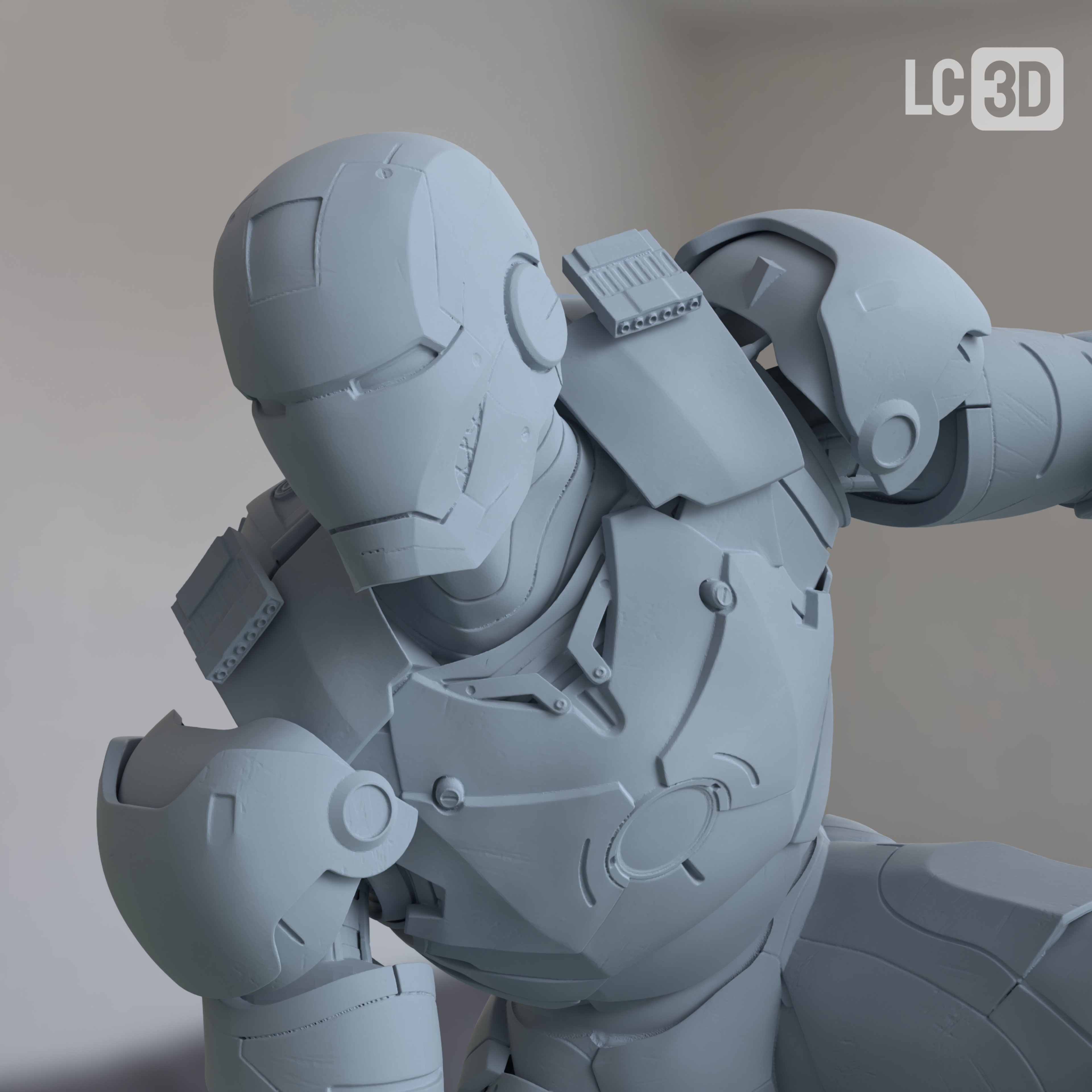 Ironman Marvel Avengers Figure 3D Printed Resin Model Kit