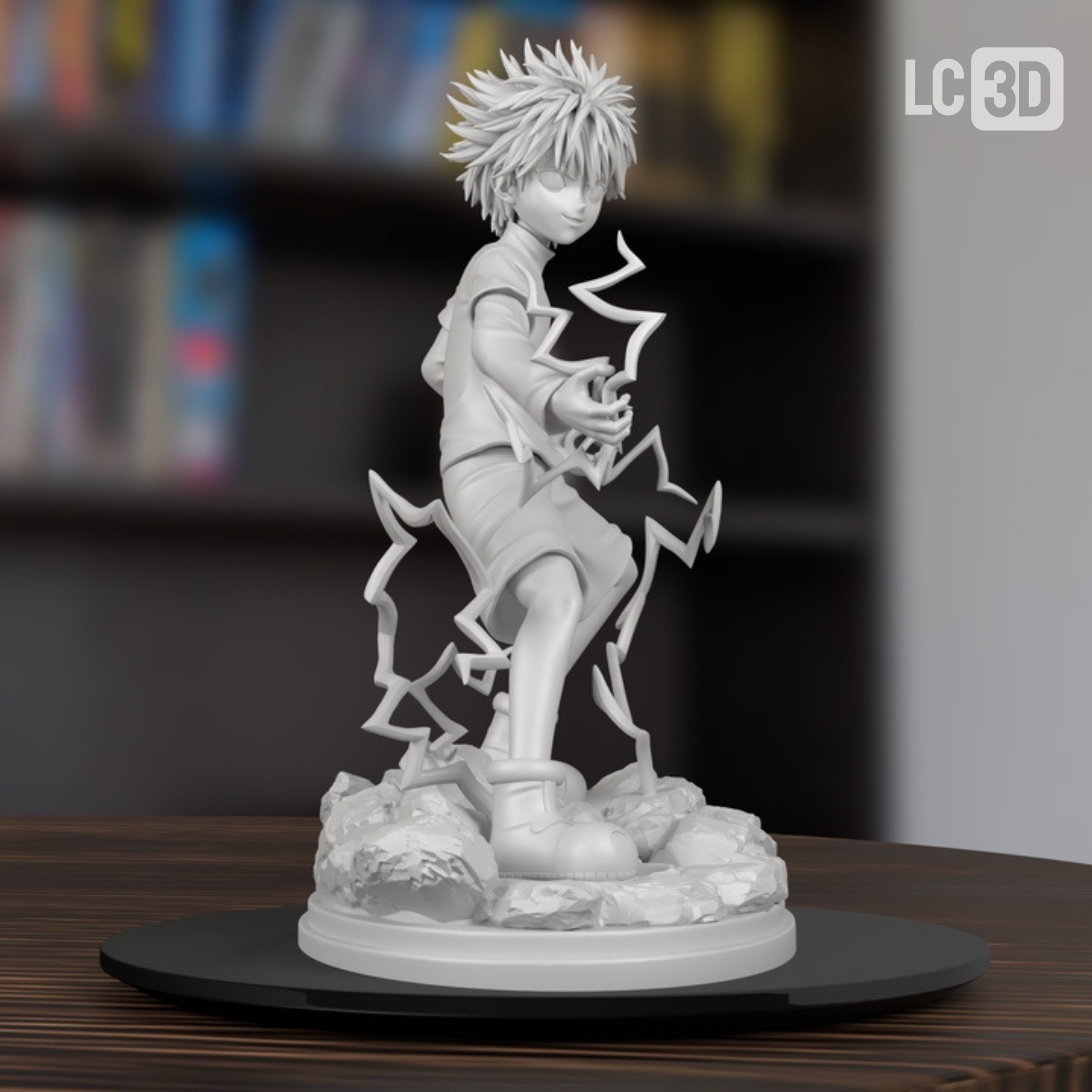 Killua Hunter x Hunter Figure 3D Printed Resin Model Kit
