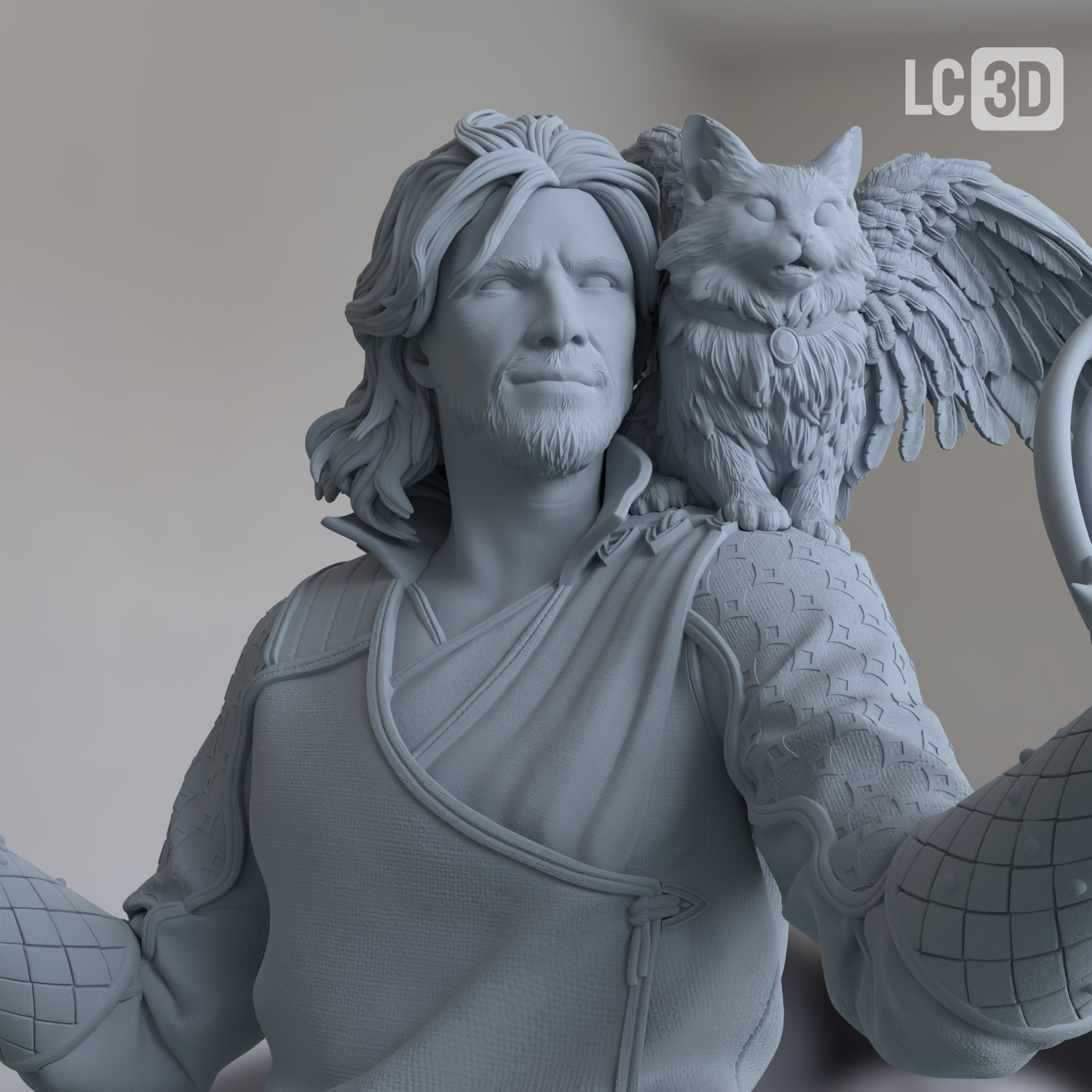 Gale Baldur's Gate 3 Figure 3D Printed Resin Model Kit