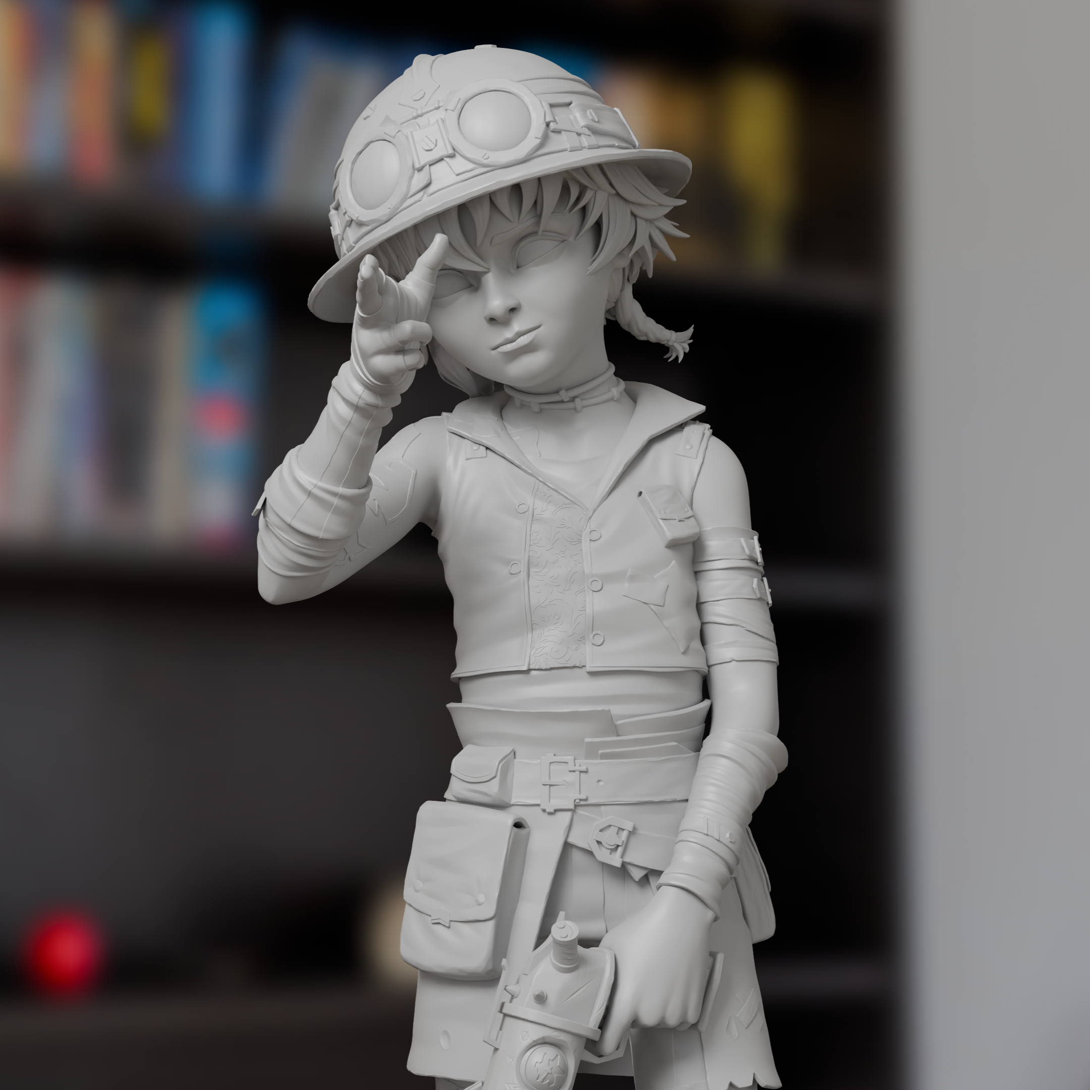 Isha Arcane Figure 3D Printed Resin Model Kit